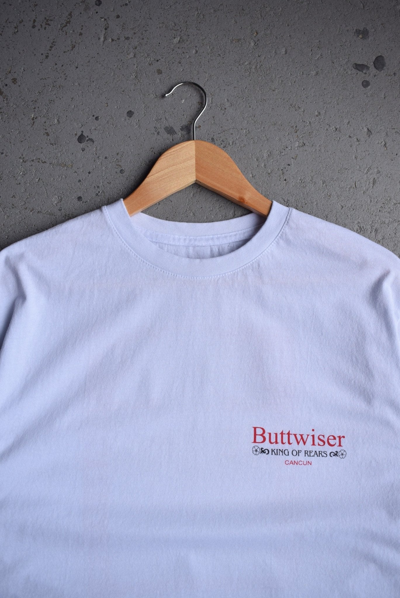 Vintage Buttwiser 'King of Rears' Tee (M) - Retrospective Store