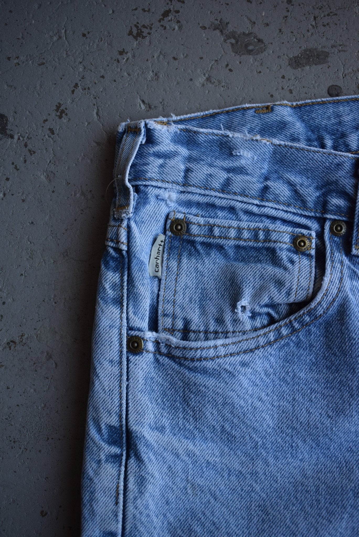 Vintage Carhartt Classic Logo Jeans (36) - Retrospective Store