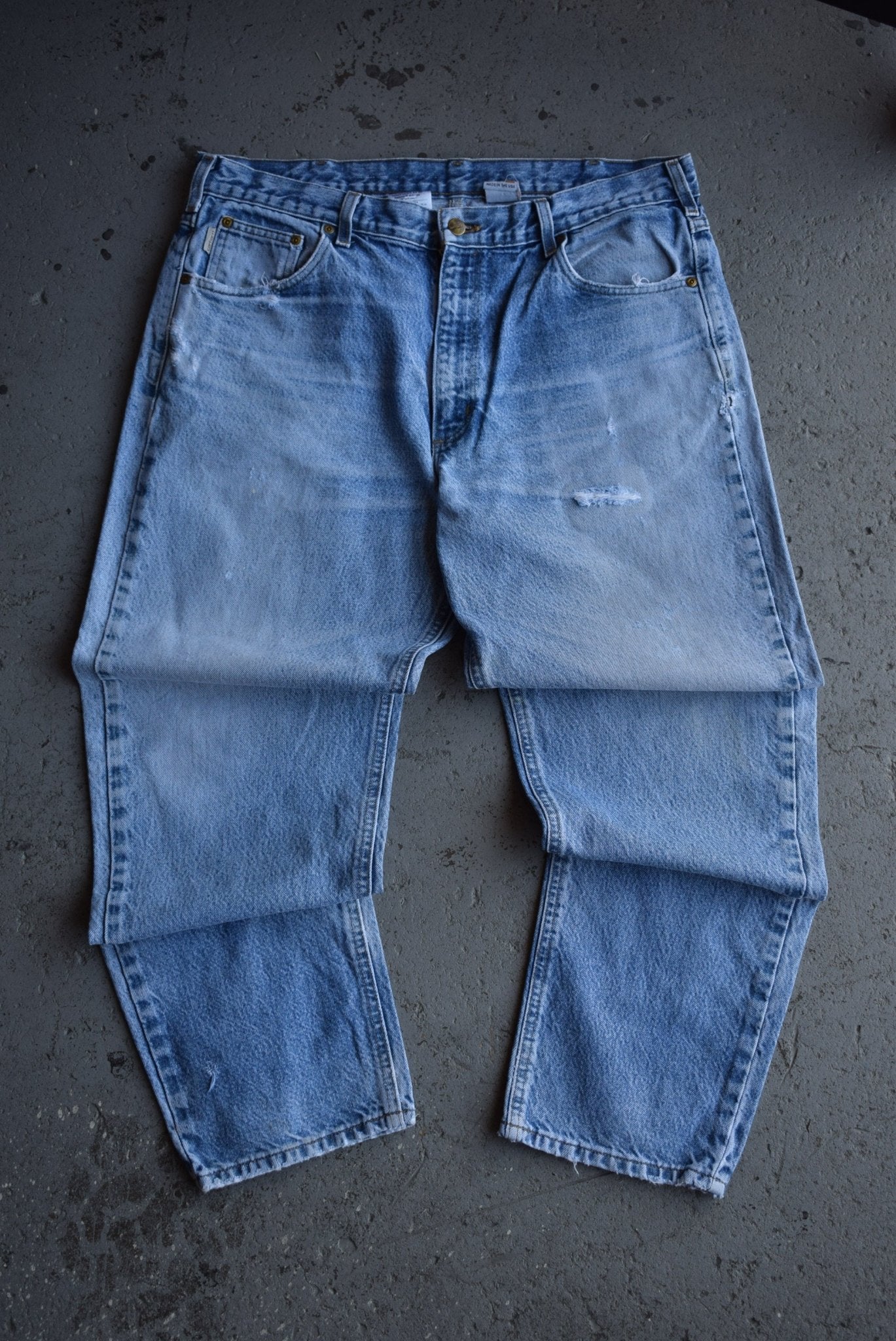 Vintage Carhartt Classic Logo Jeans (38) - Retrospective Store