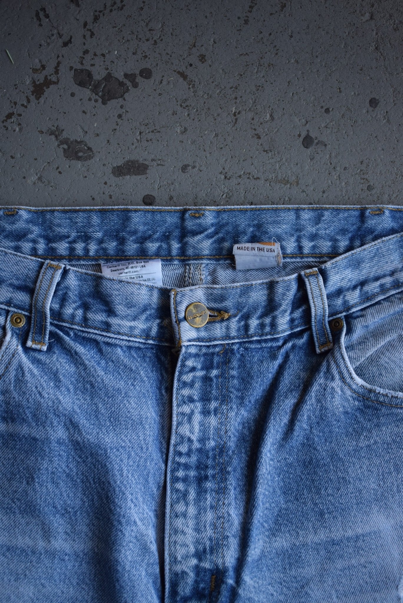 Vintage Carhartt Classic Logo Jeans (38) - Retrospective Store