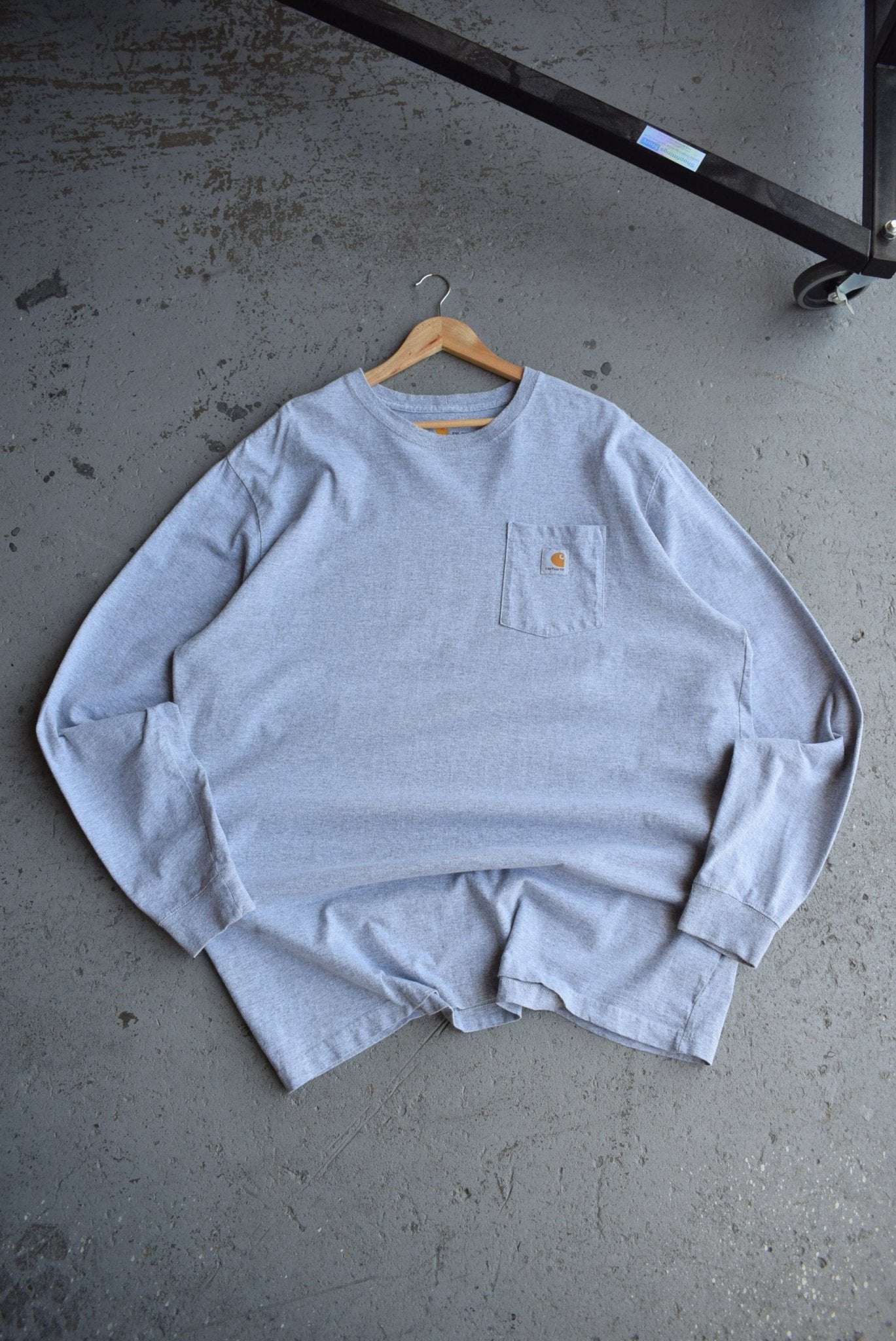 Vintage Carhartt Classic Logo Long Sleeve Tee (3XL) - Retrospective Store