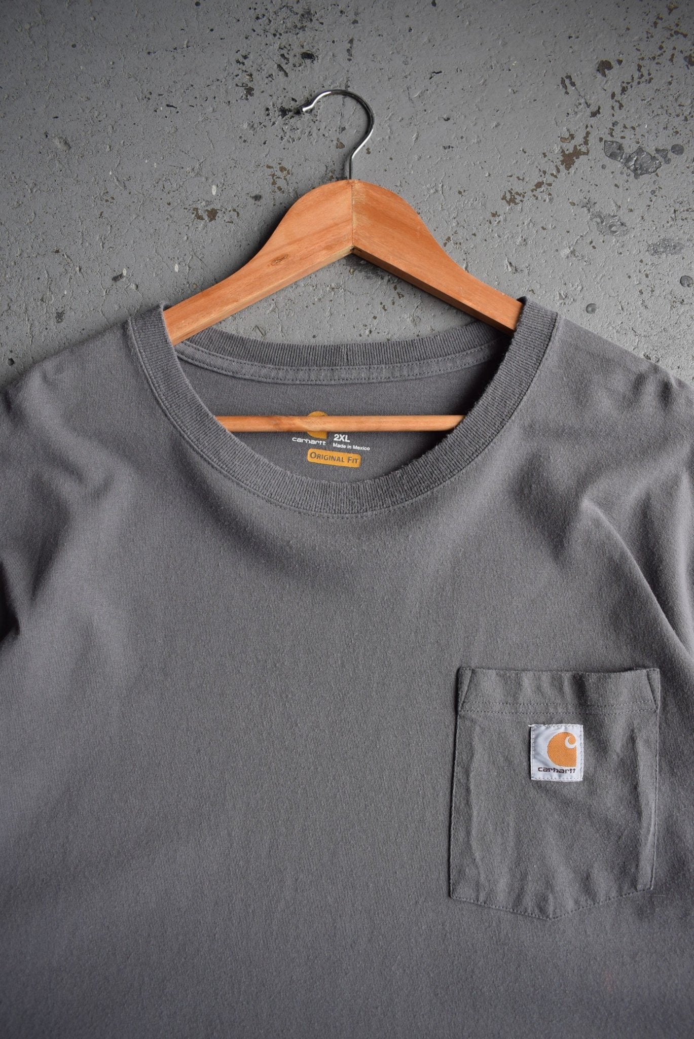 Vintage Carhartt Classic Logo Long Sleeve Tee (3XL) - Retrospective Store