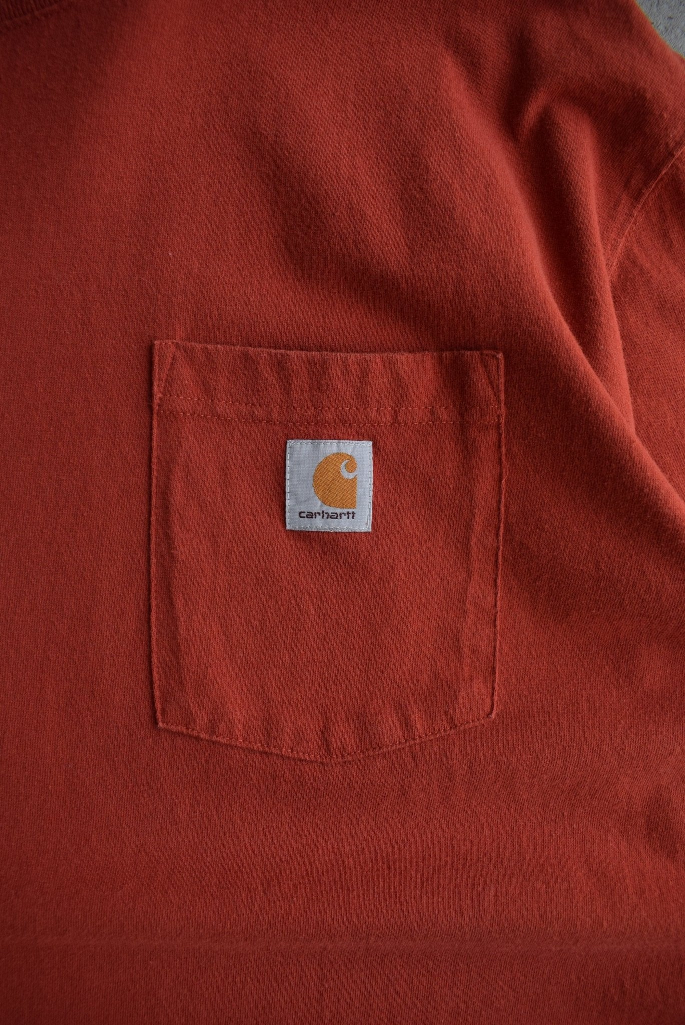 Vintage Carhartt Classic Logo Long Sleeve Tee (3XL) - Retrospective Store