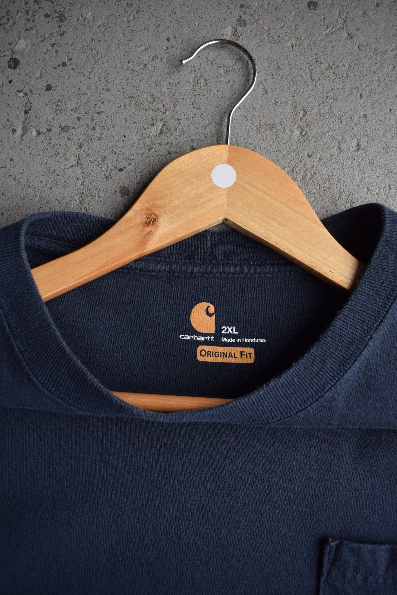 Vintage Carhartt Classic Logo Long Sleeve Tee (XXL) - Retrospective Store