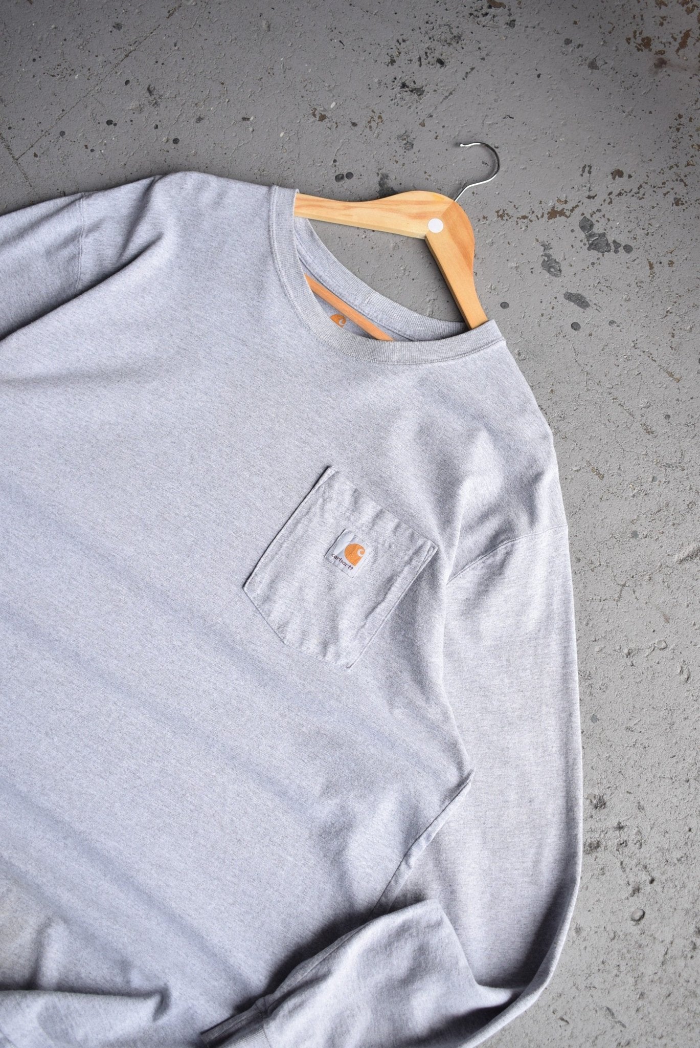 Vintage Carhartt Classic Logo Long Sleeve Tee (XXL) - Retrospective Store