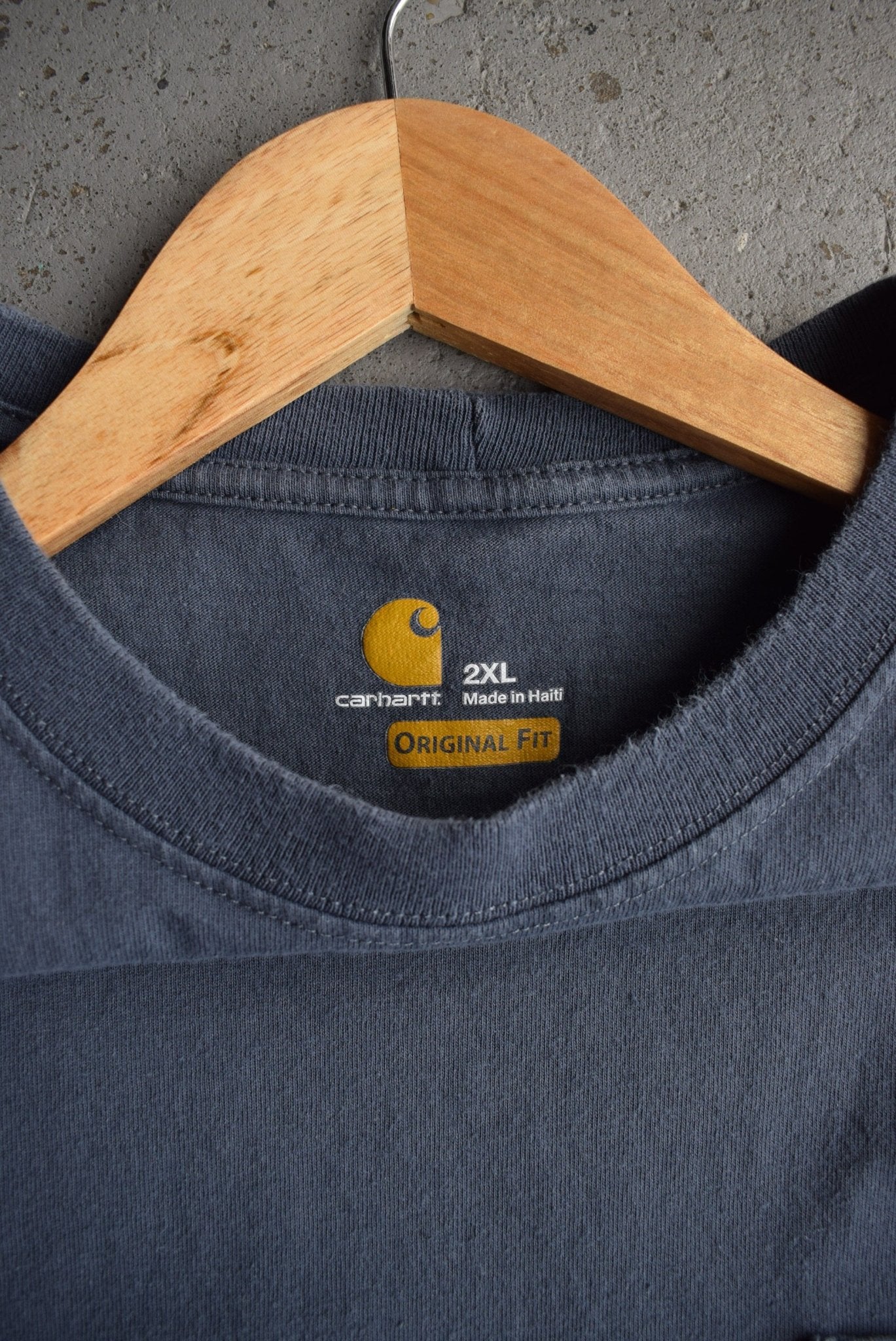 Vintage Carhartt Classic Logo Long Sleeve Tee (XXL) - Retrospective Store