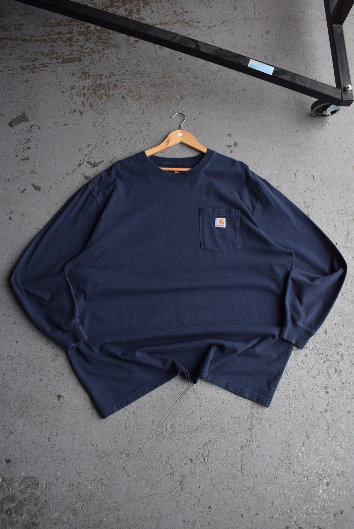 Vintage Carhartt Classic Logo Long Sleeve Tee (XXL) - Retrospective Store
