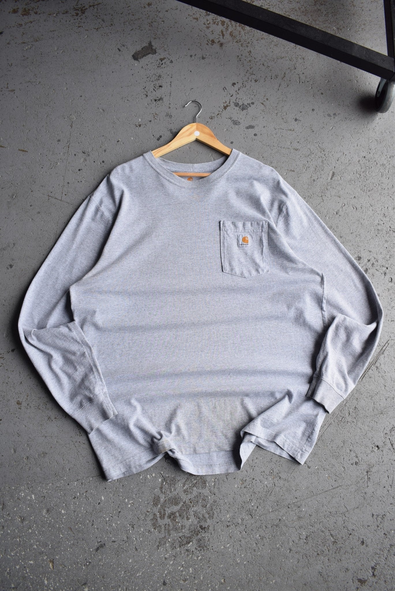 Vintage Carhartt Classic Logo Long Sleeve Tee (XXL) - Retrospective Store