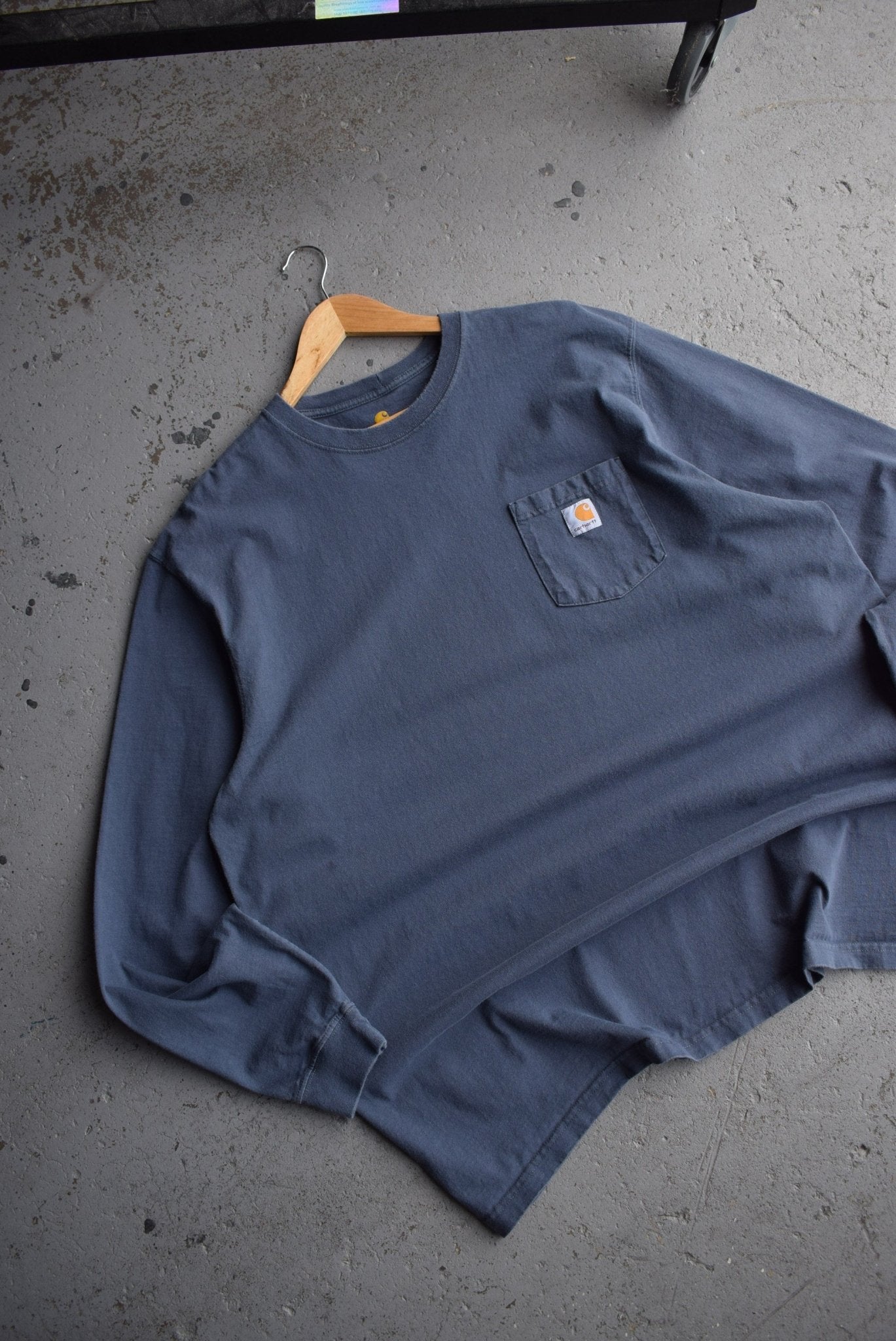 Vintage Carhartt Classic Logo Long Sleeve Tee (XXL) - Retrospective Store