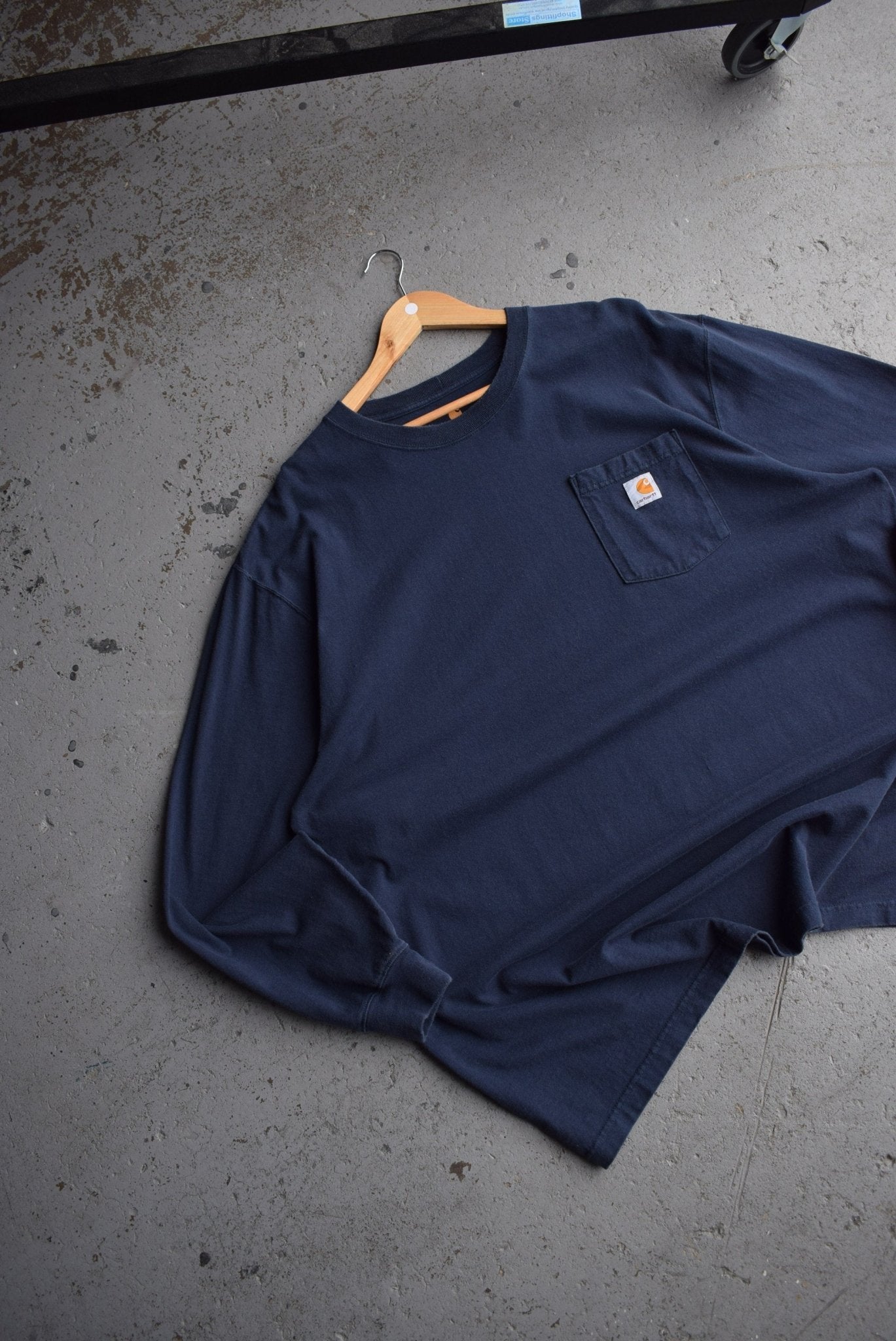 Vintage Carhartt Classic Logo Long Sleeve Tee (XXL) - Retrospective Store