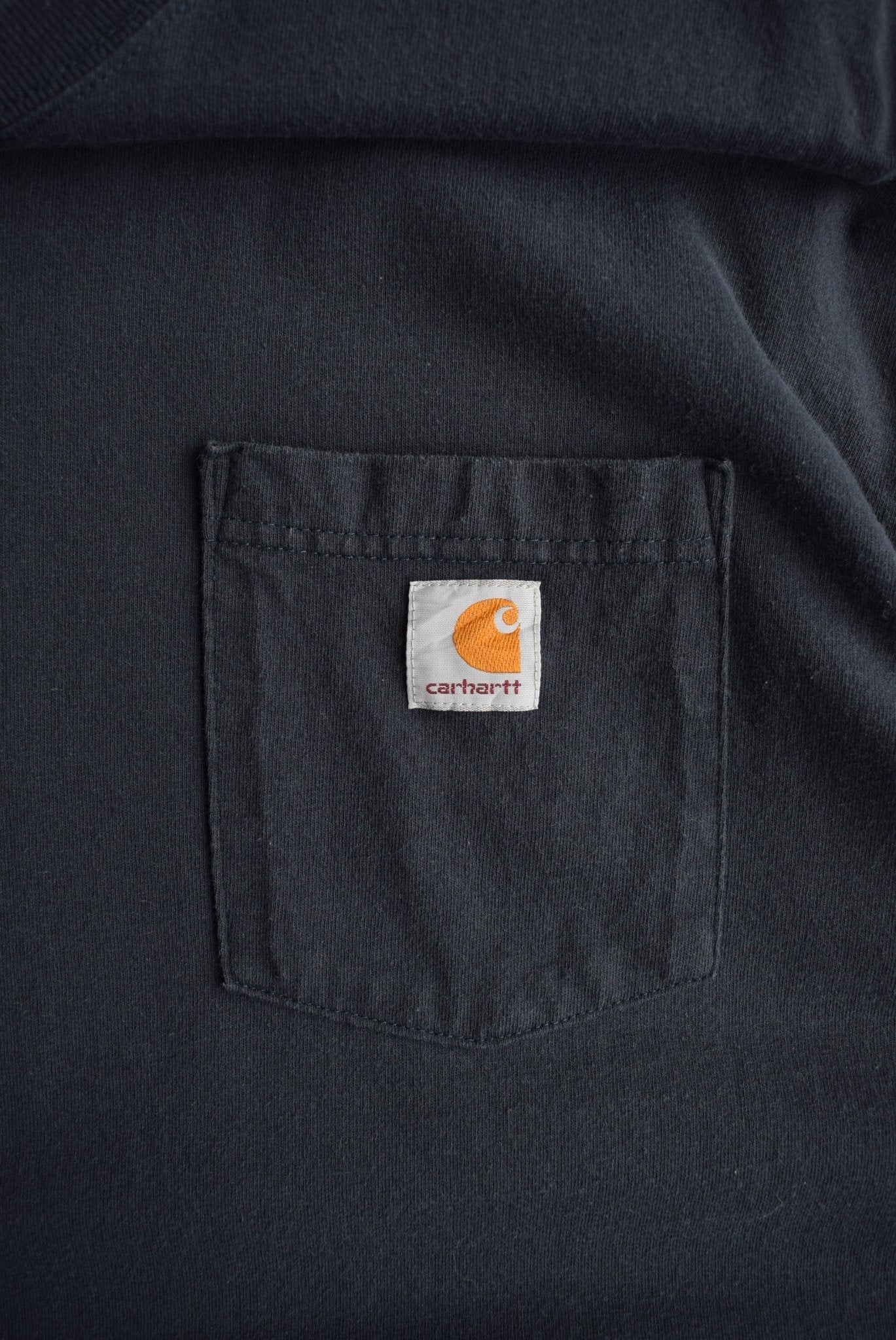 Vintage Carhartt Classic Logo Long Sleeve Tee (XXL) - Retrospective Store