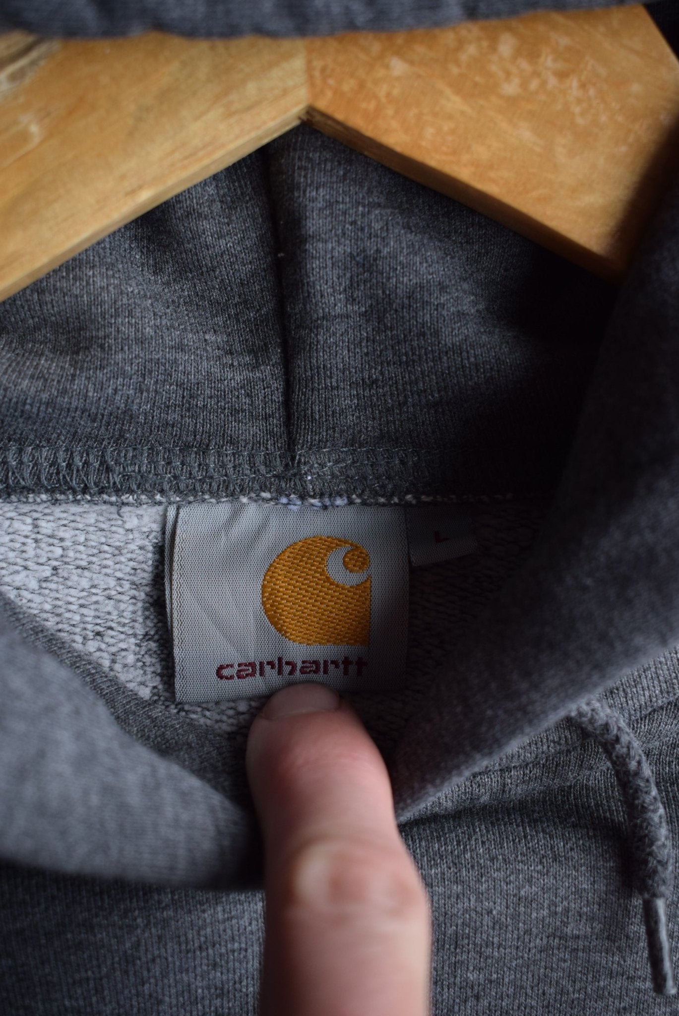 Vintage Carhartt Embroidered Spellout Hoodie (M/L) - Retrospective Store