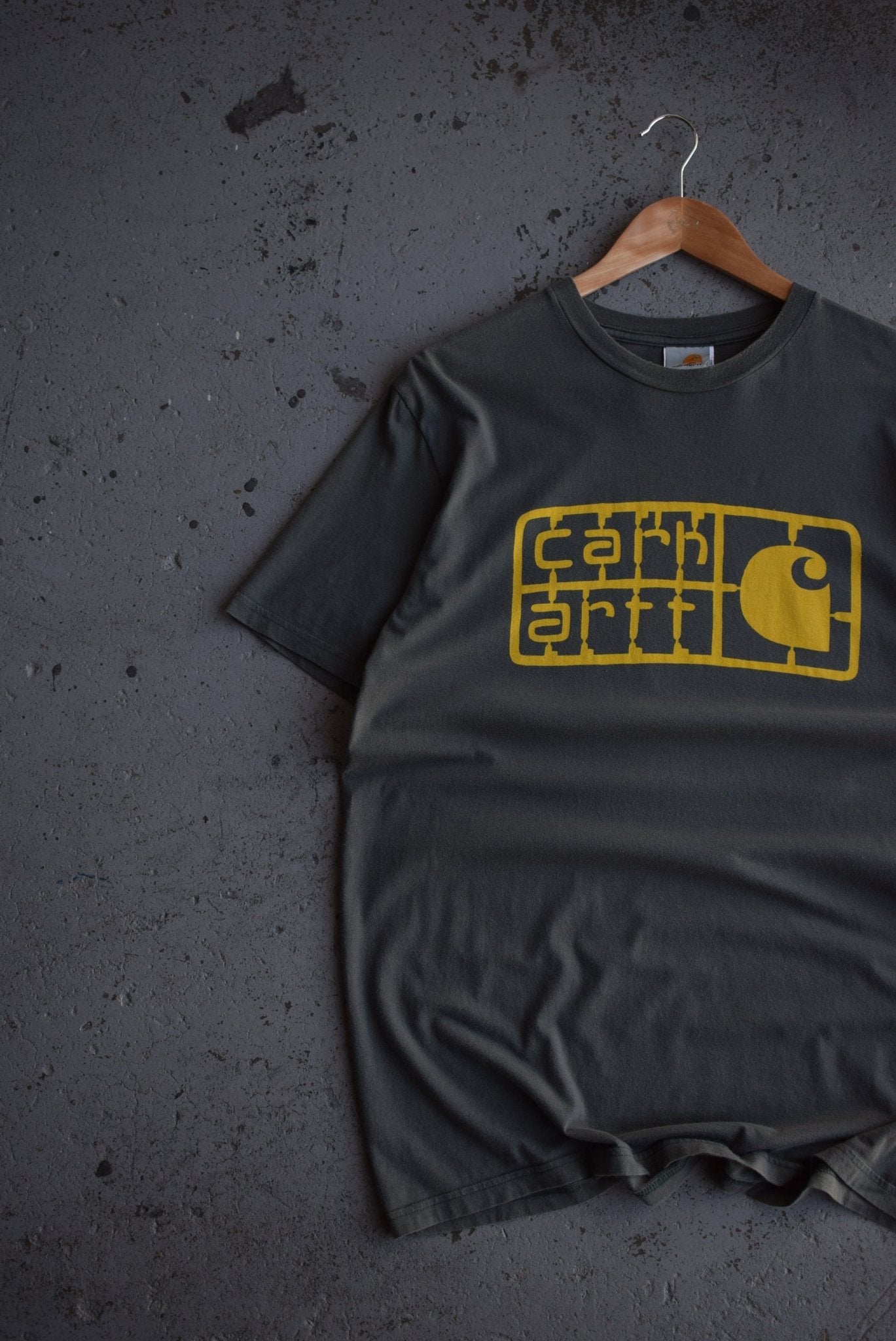 Vintage Carhartt Spellout Tee (L) - Retrospective Store