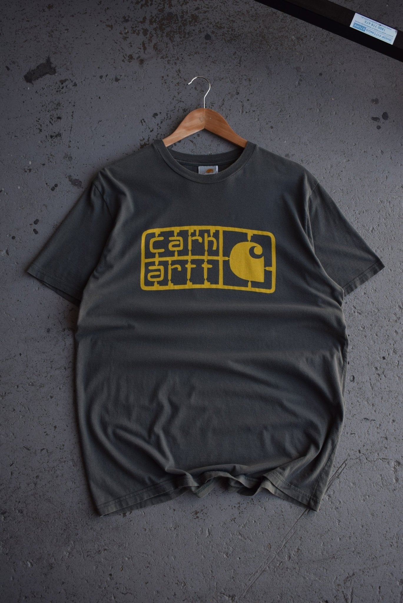 Vintage Carhartt Spellout Tee (L) - Retrospective Store