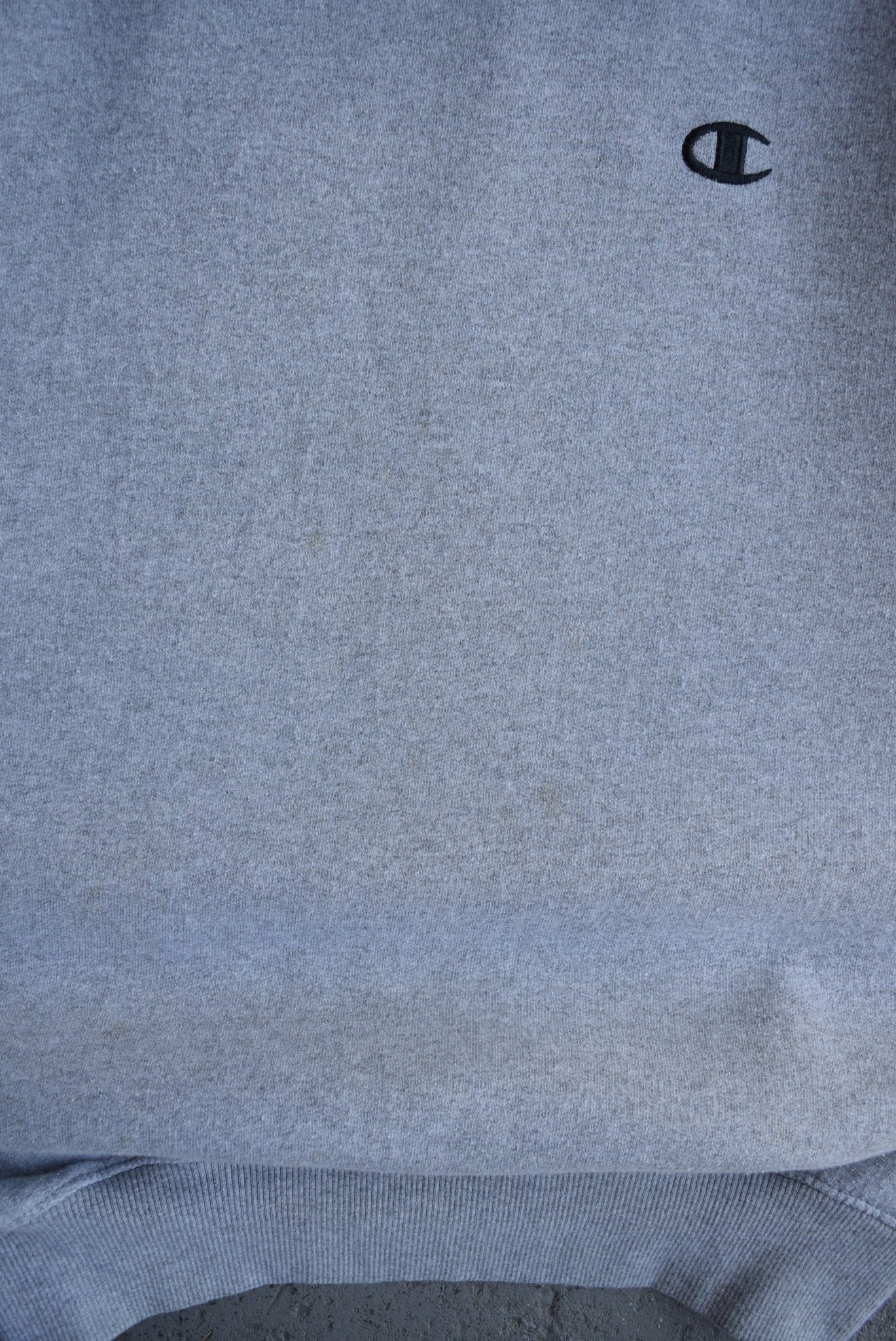 Vintage Champion Classic Logo Embroidered Crewneck (S/M) - Retrospective Store