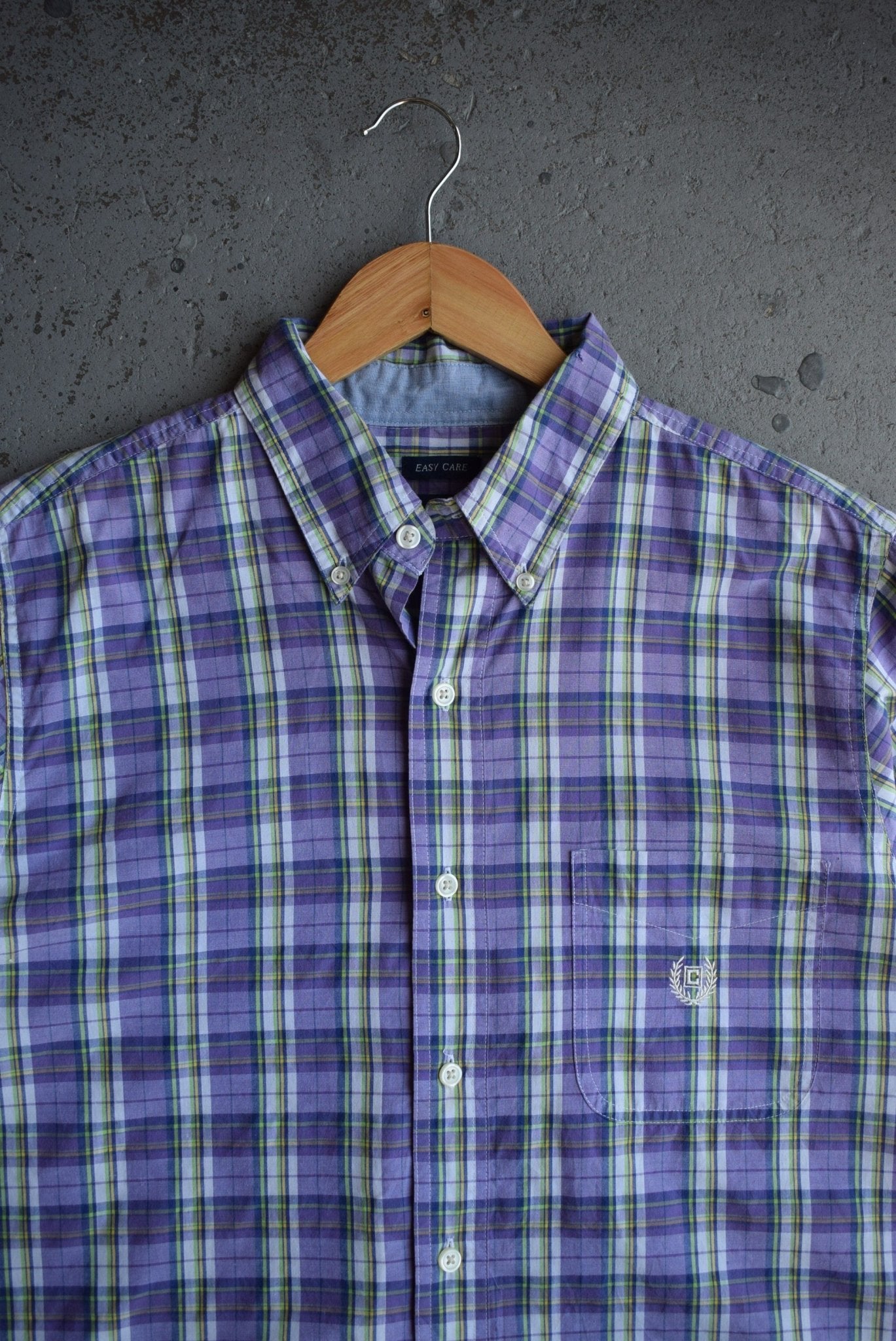 Vintage Chaps Ralph Lauren Cropped Button Up (M) - Retrospective Store