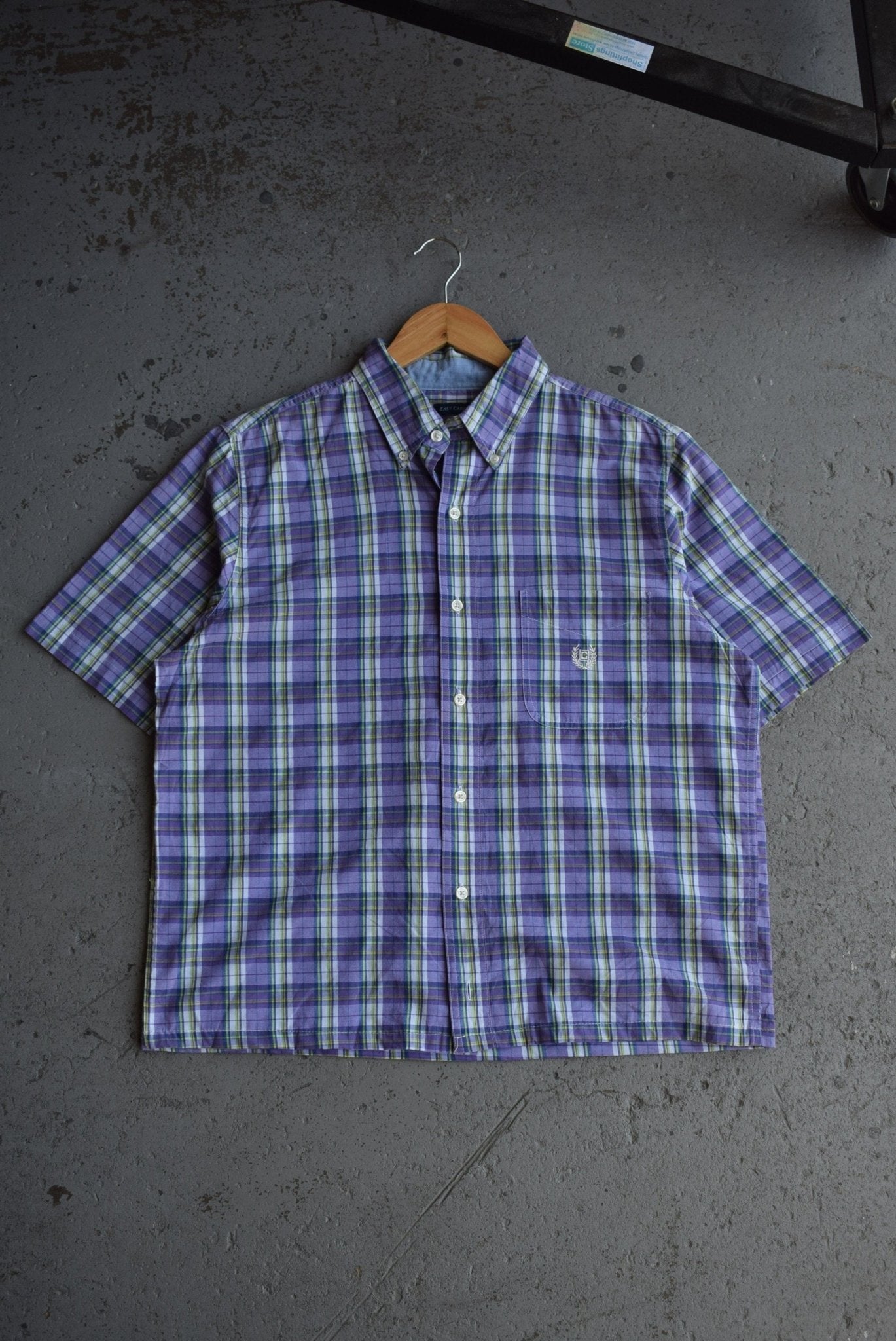 Vintage Chaps Ralph Lauren Cropped Button Up (M) - Retrospective Store