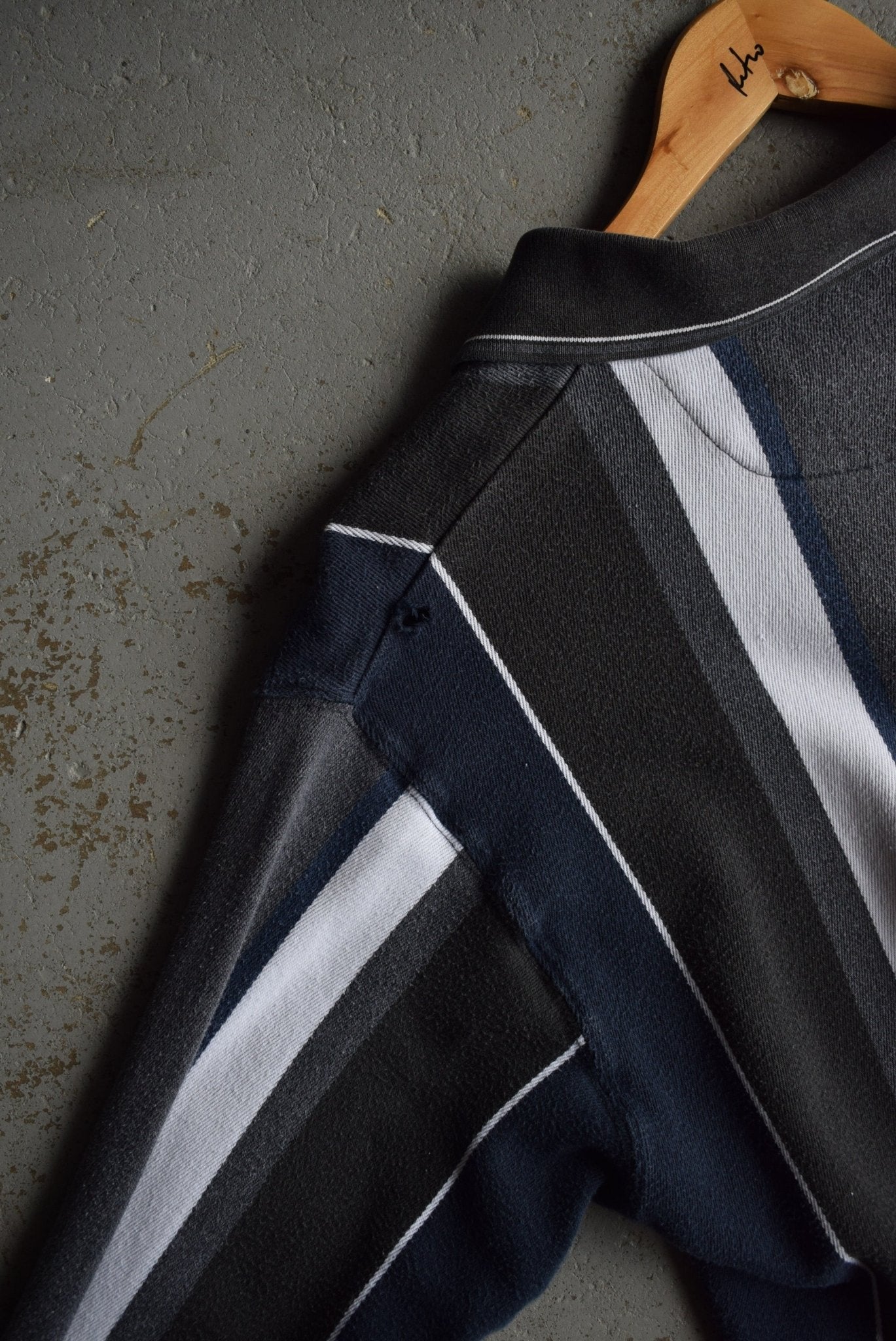 Vintage Chaps Ralph Lauren Embroidered Long Sleeve Polo (M/L) - Retrospective Store