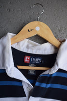 Vintage Chaps Ralph Lauren Embroidered Rugby Polo (XL) - Retrospective Store