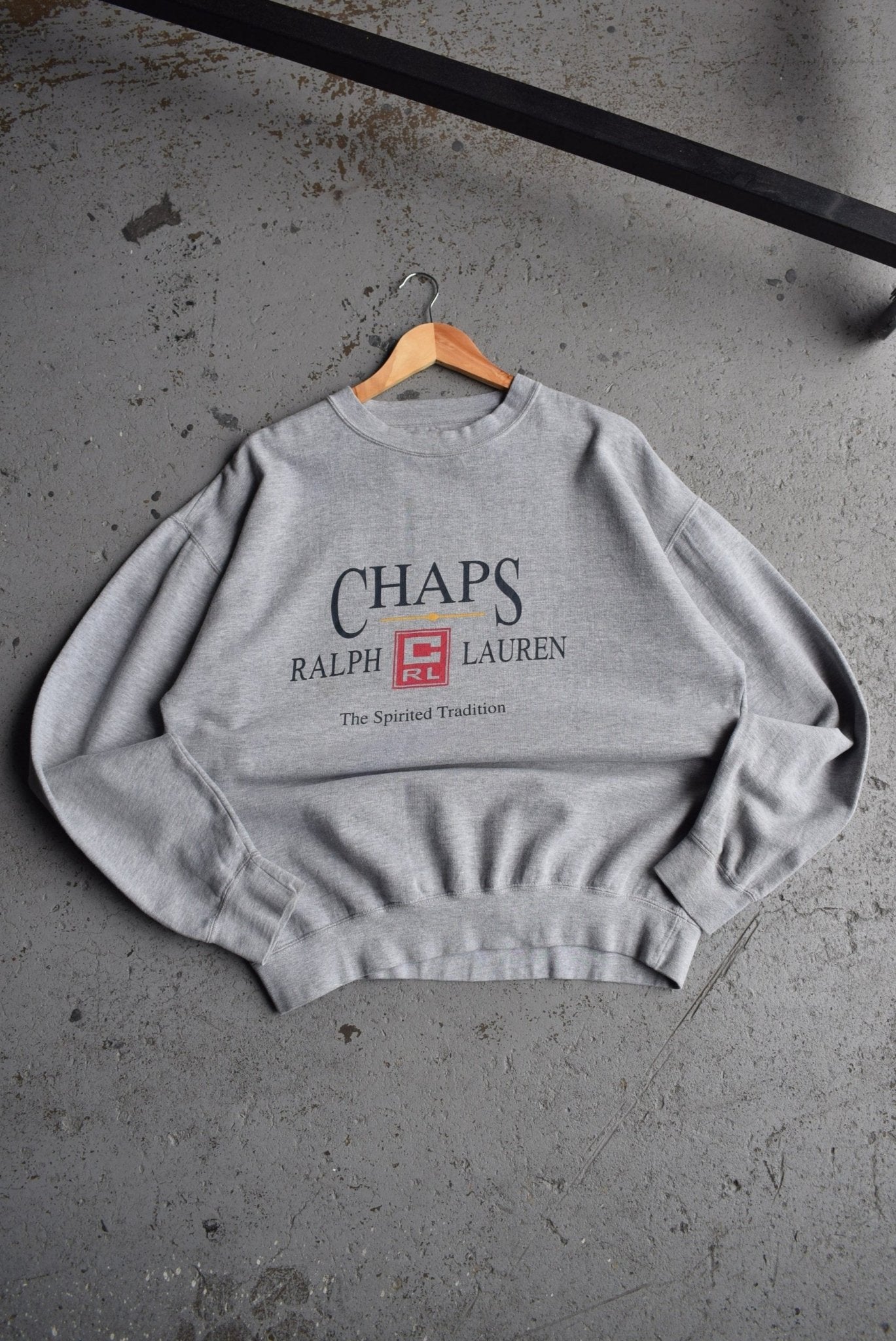 Vintage Chaps Ralph Lauren Spellout Crewneck (M/L) - Retrospective Store