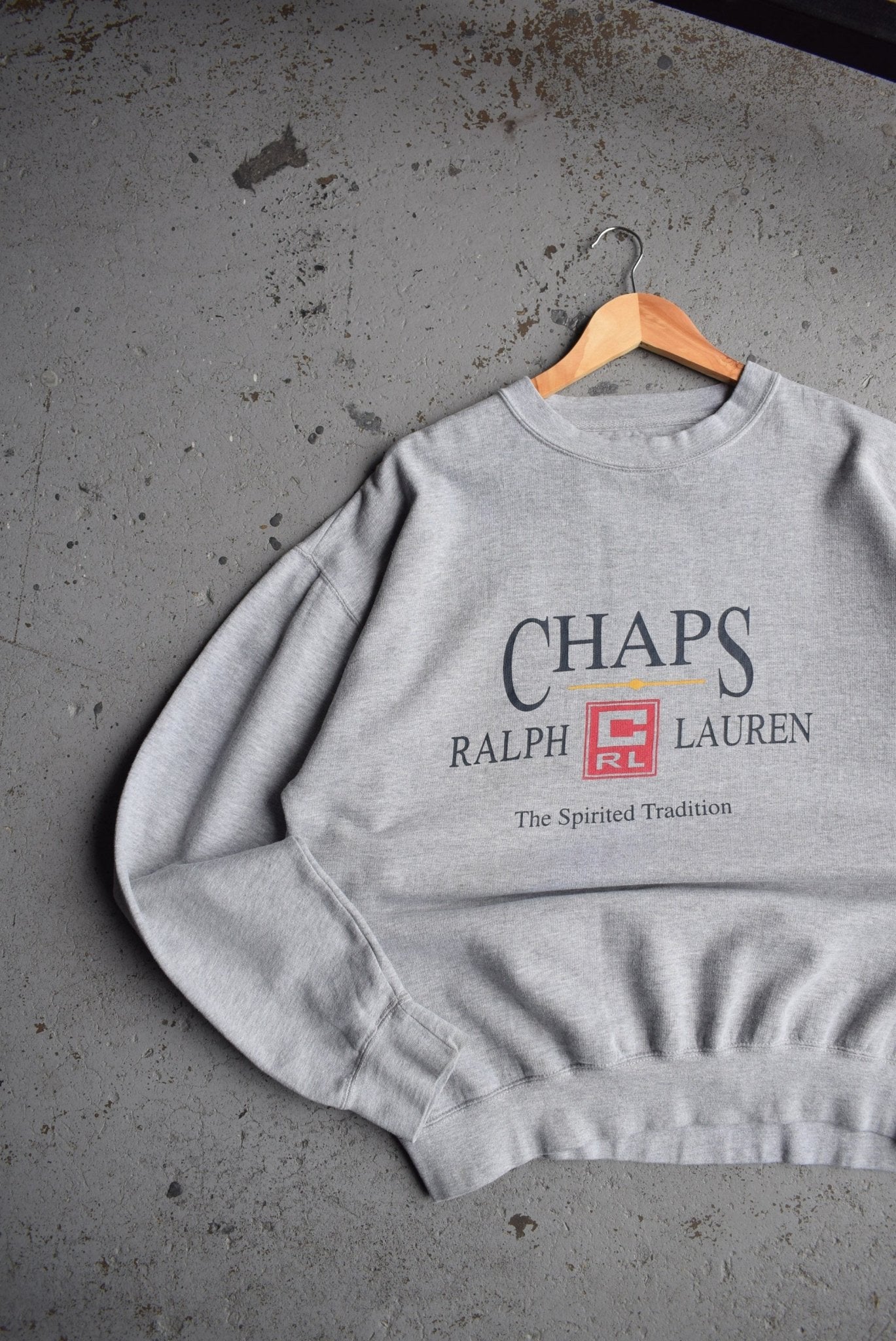 Vintage Chaps Ralph Lauren Spellout Crewneck (M/L) - Retrospective Store