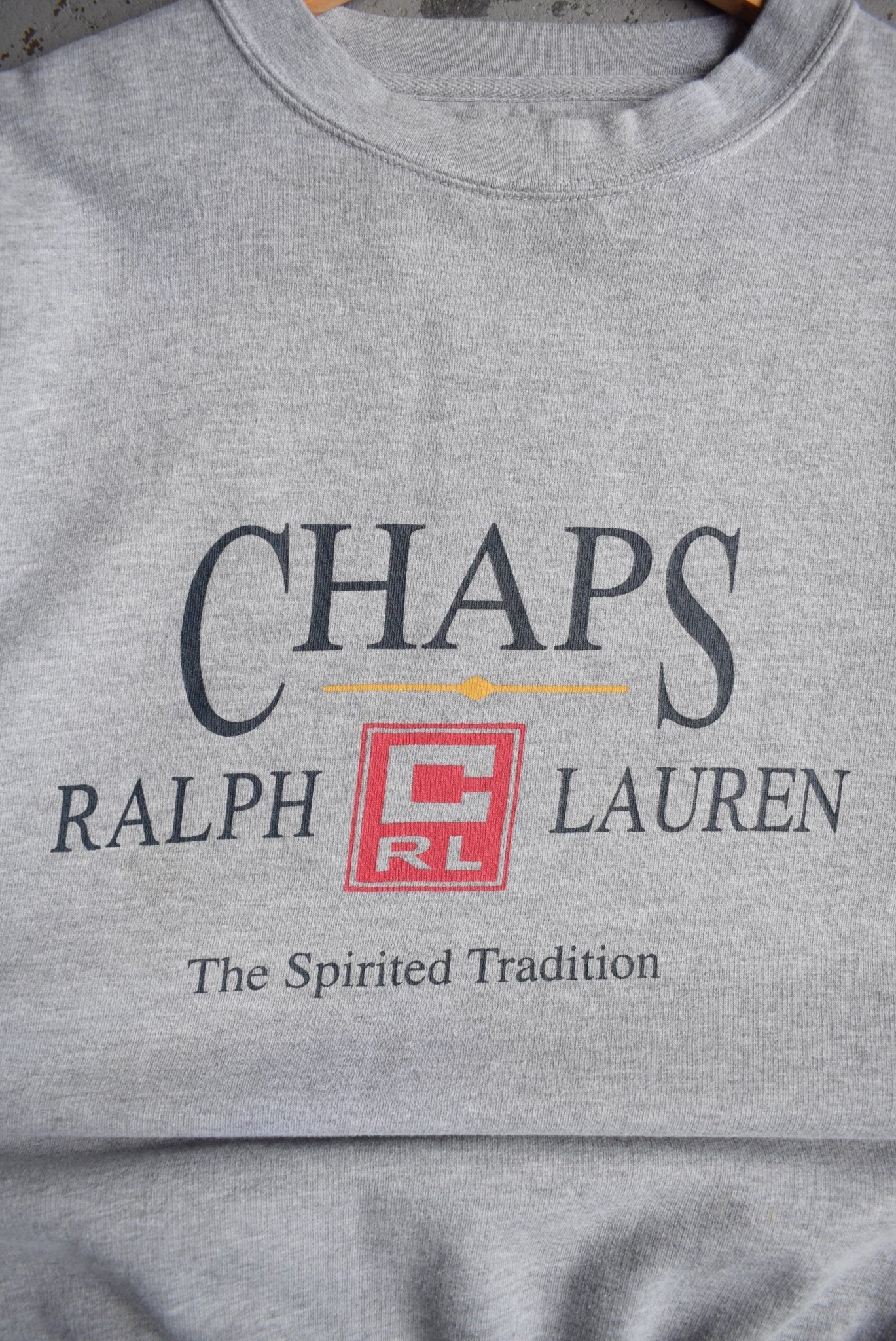 Vintage Chaps Ralph Lauren Spellout Crewneck (M/L) - Retrospective Store