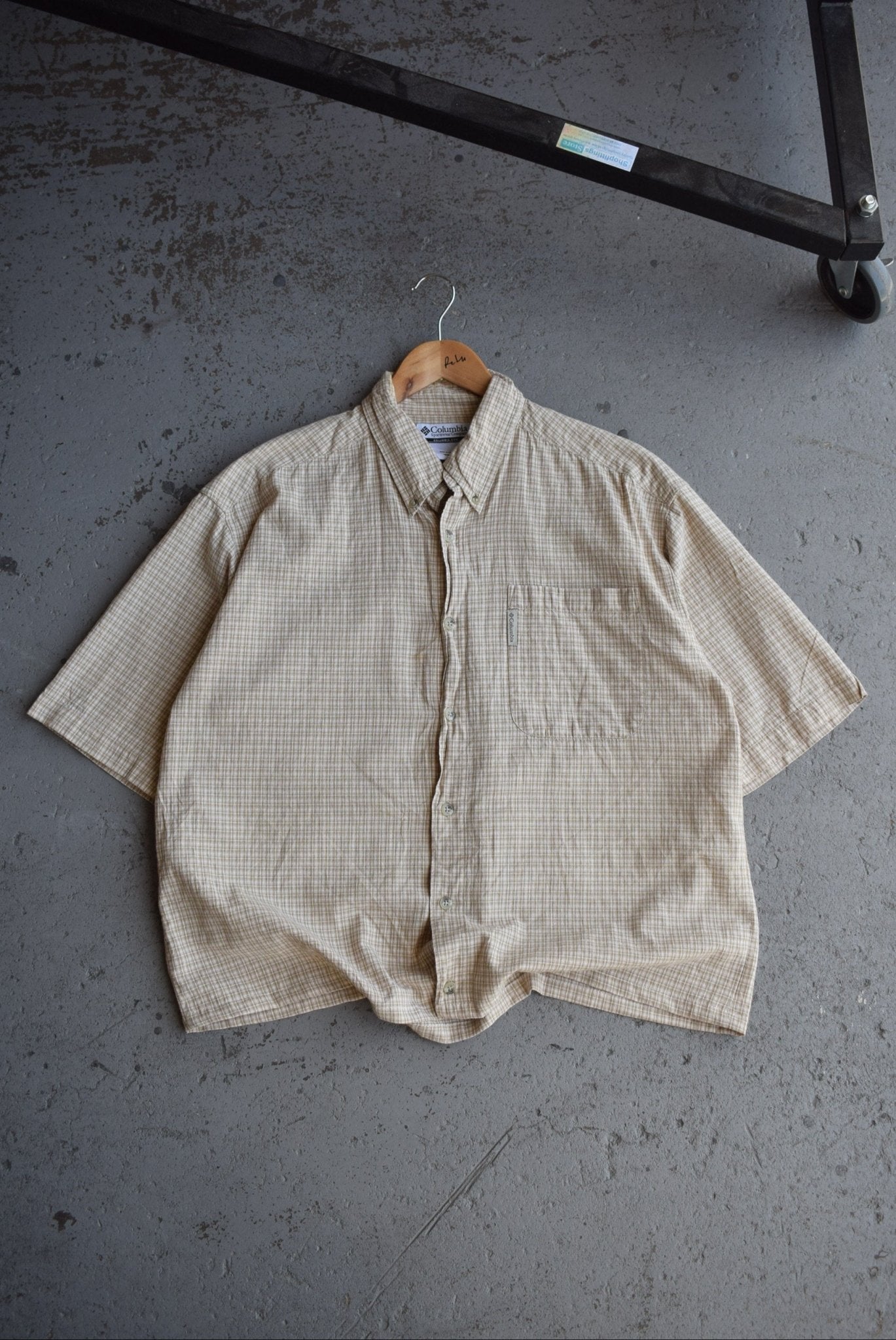 Vintage Columbia Cropped Button Up (L) - Retrospective Store