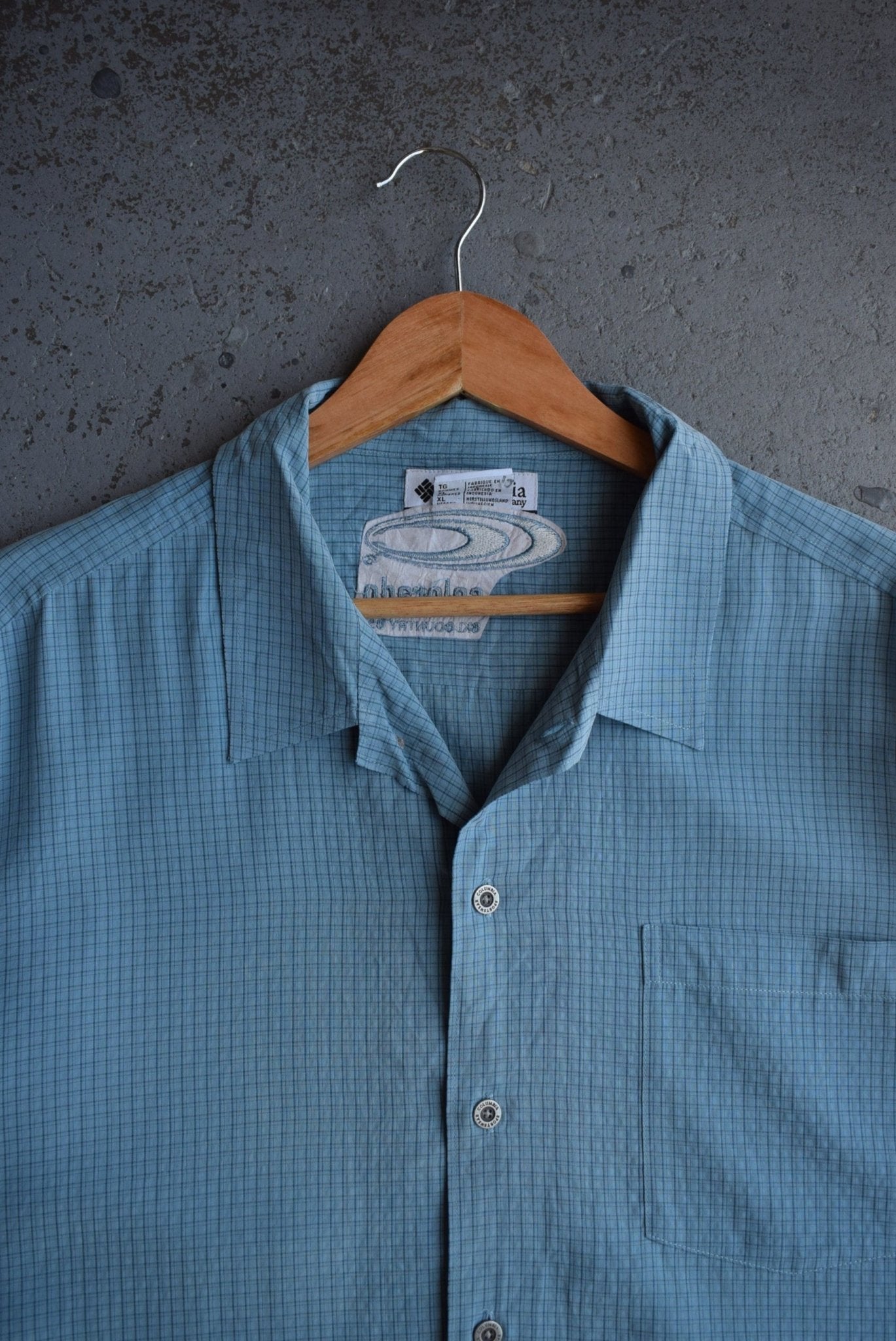 Vintage Columbia Cropped Button Up (L) - Retrospective Store