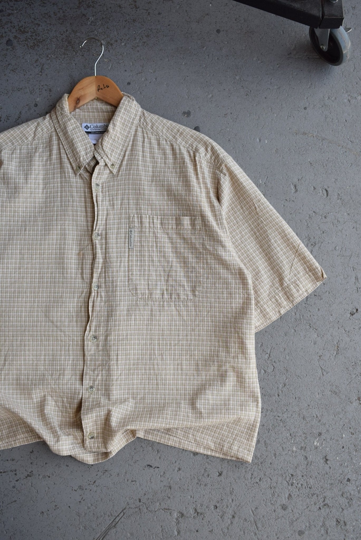 Vintage Columbia Cropped Button Up (L) - Retrospective Store