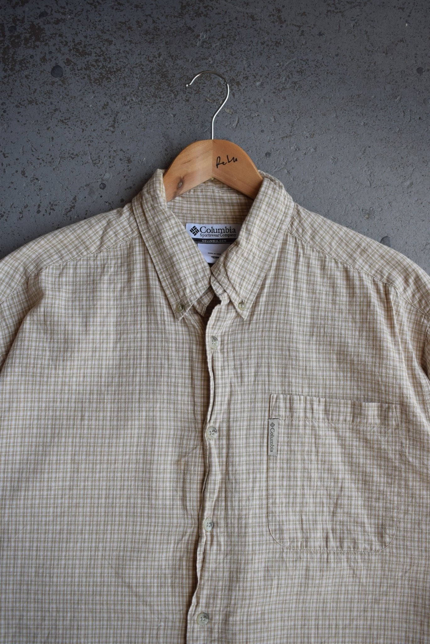 Vintage Columbia Cropped Button Up (L) - Retrospective Store