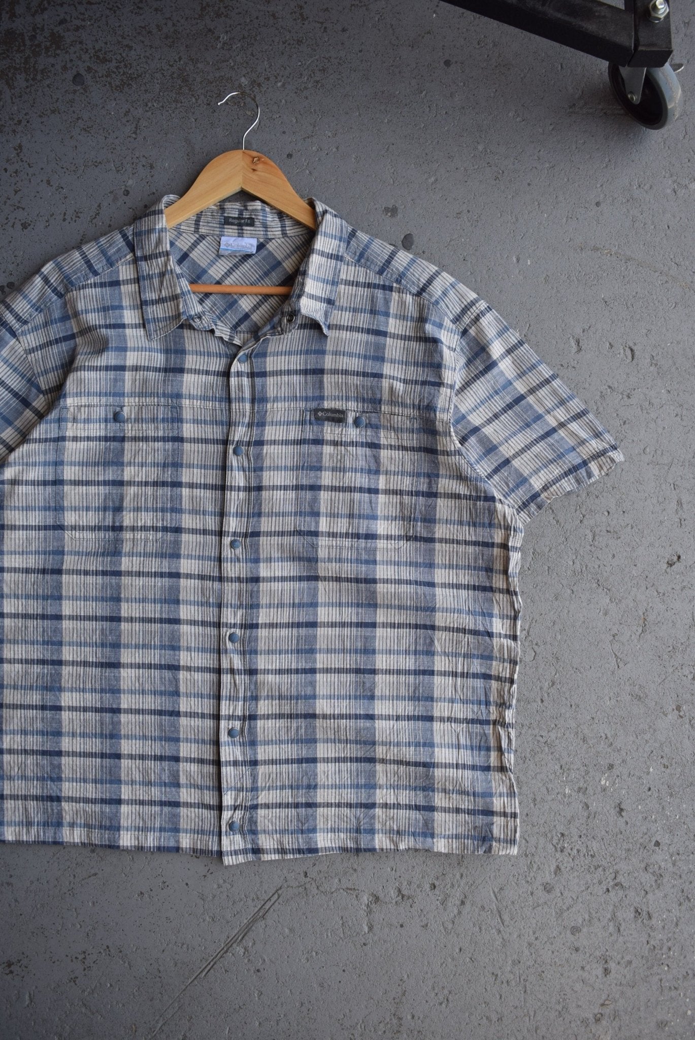 Vintage Columbia Cropped Button Up (L) - Retrospective Store