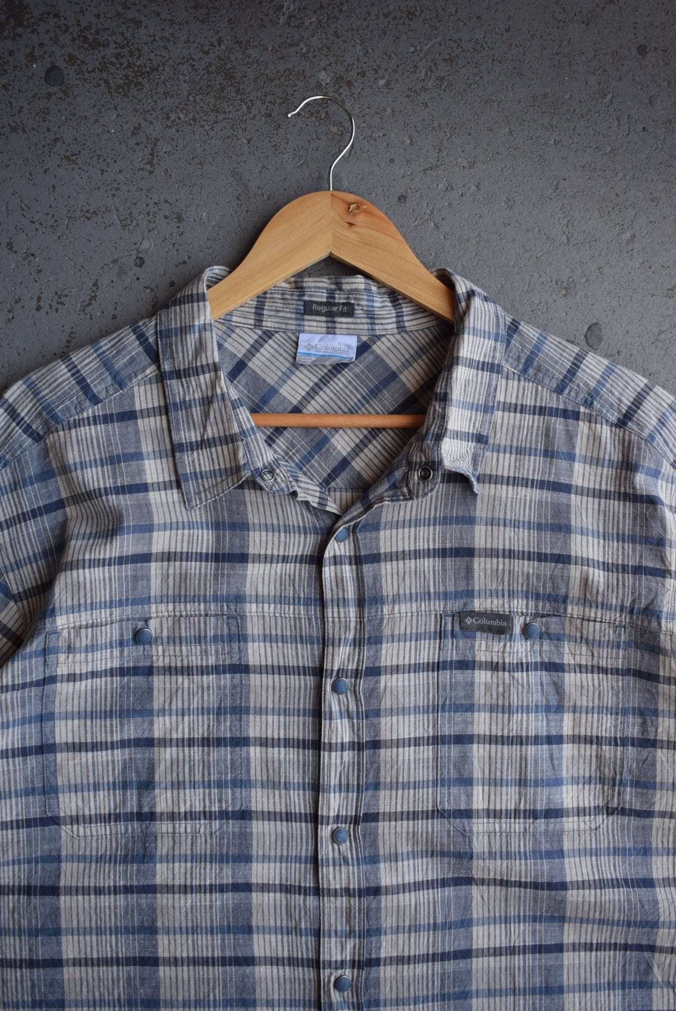 Vintage Columbia Cropped Button Up (L) - Retrospective Store