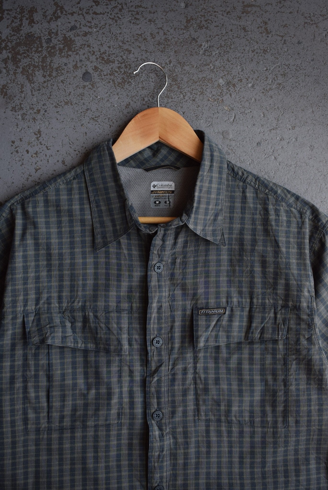 Vintage Columbia Cropped Button Up (M) - Retrospective Store