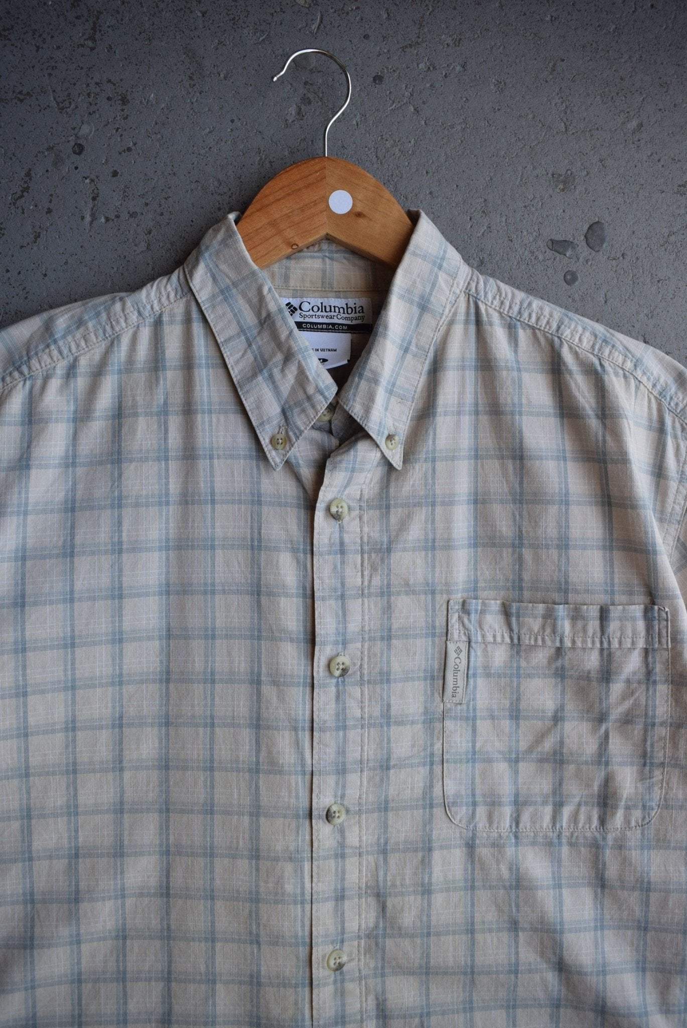 Vintage Columbia Cropped Button Up (M) - Retrospective Store