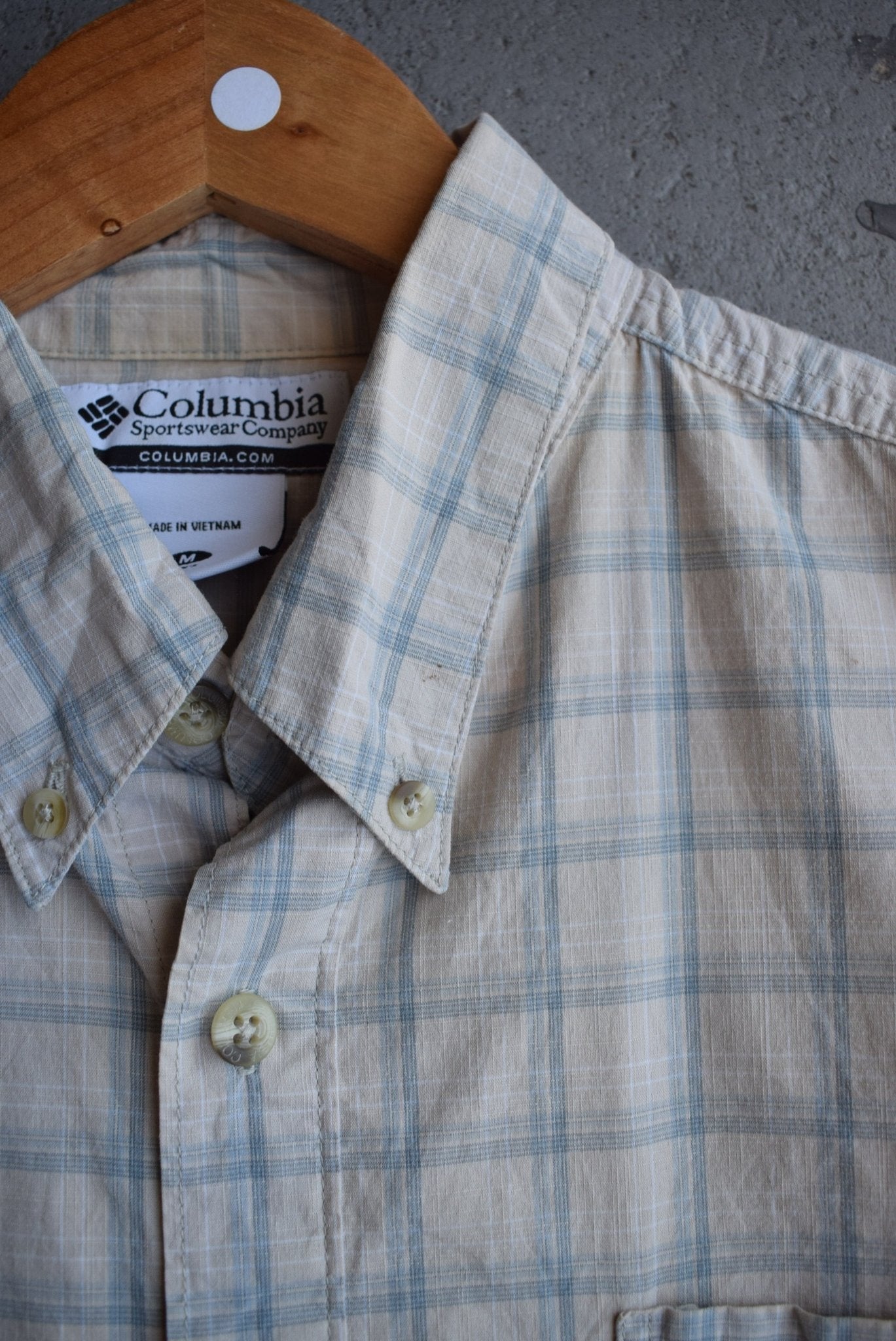 Vintage Columbia Cropped Button Up (M) - Retrospective Store