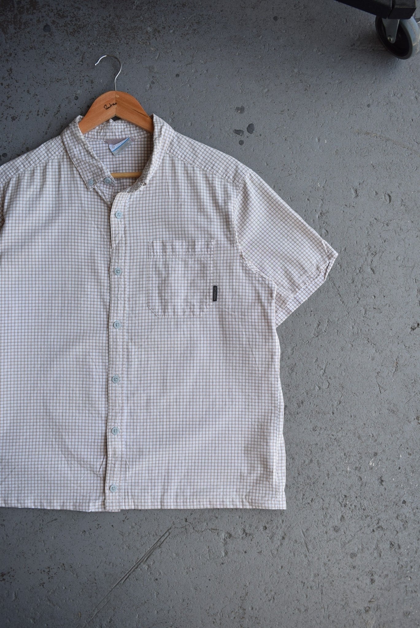 Vintage Columbia Cropped Button Up (M) - Retrospective Store