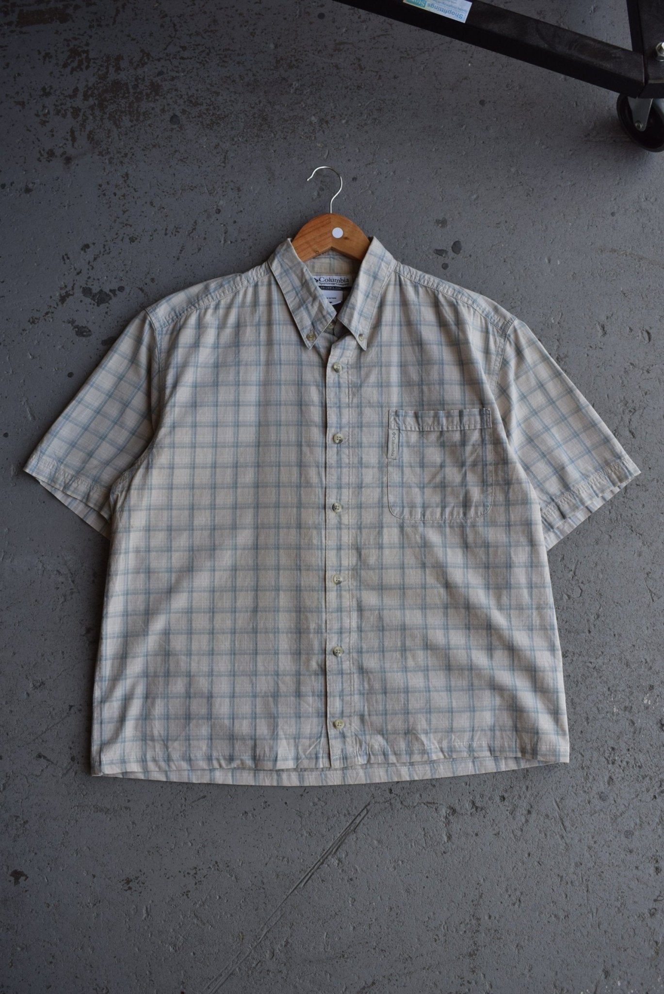 Vintage Columbia Cropped Button Up (M) - Retrospective Store
