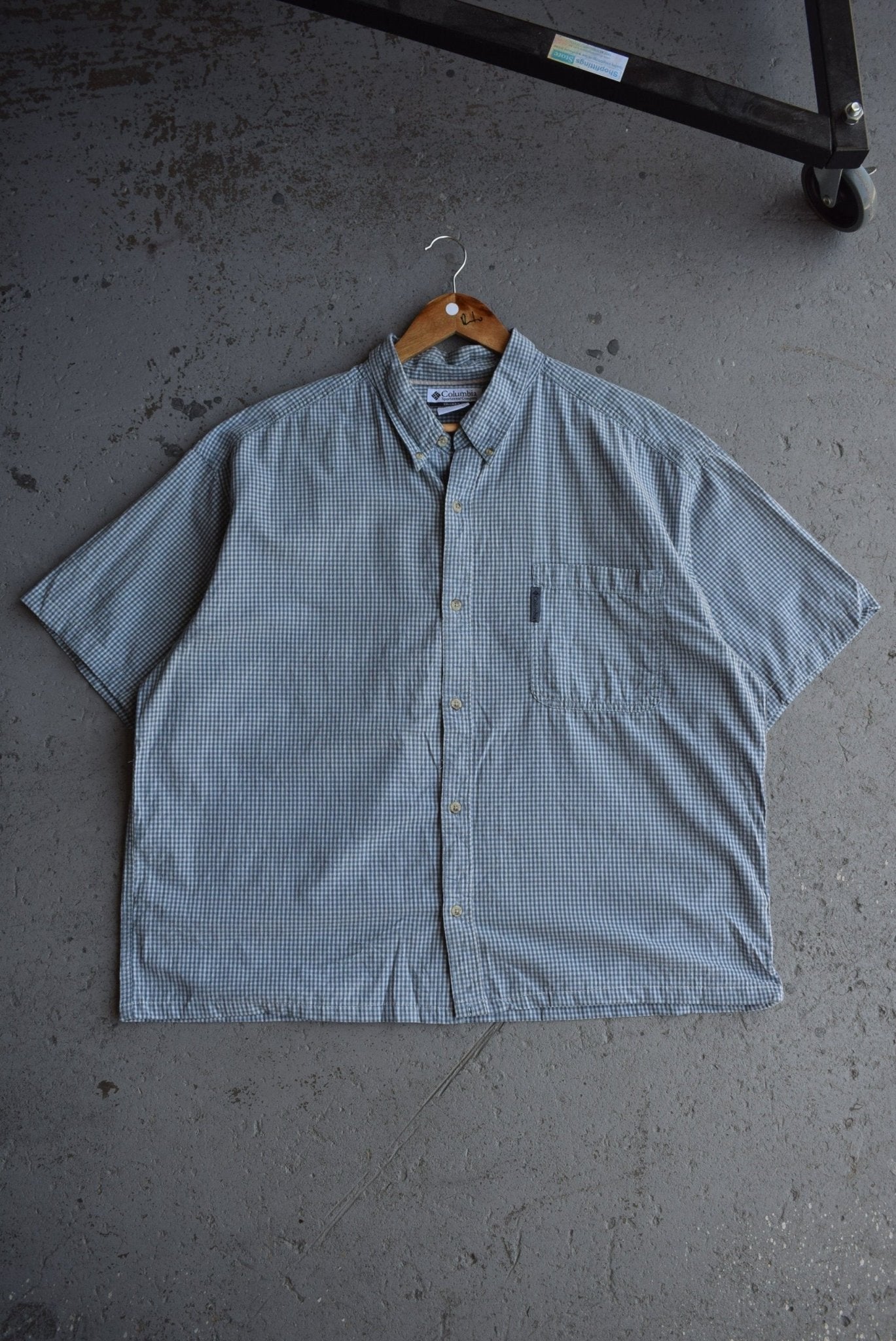 Vintage Columbia Cropped Button Up (XL/XXL) - Retrospective Store