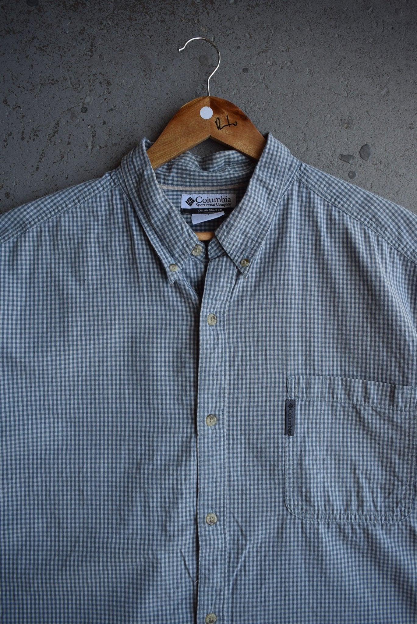 Vintage Columbia Cropped Button Up (XL/XXL) - Retrospective Store