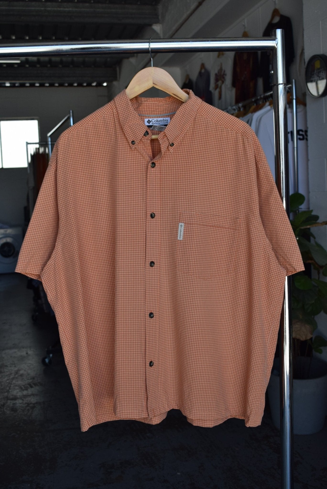 Vintage Columbia Cropped Button Up (XXL) - Retrospective Store