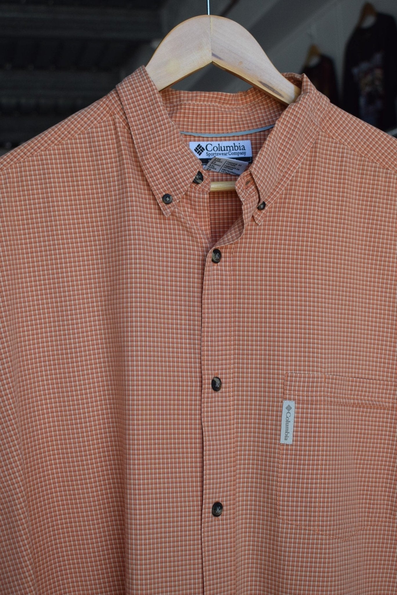 Vintage Columbia Cropped Button Up (XXL) - Retrospective Store