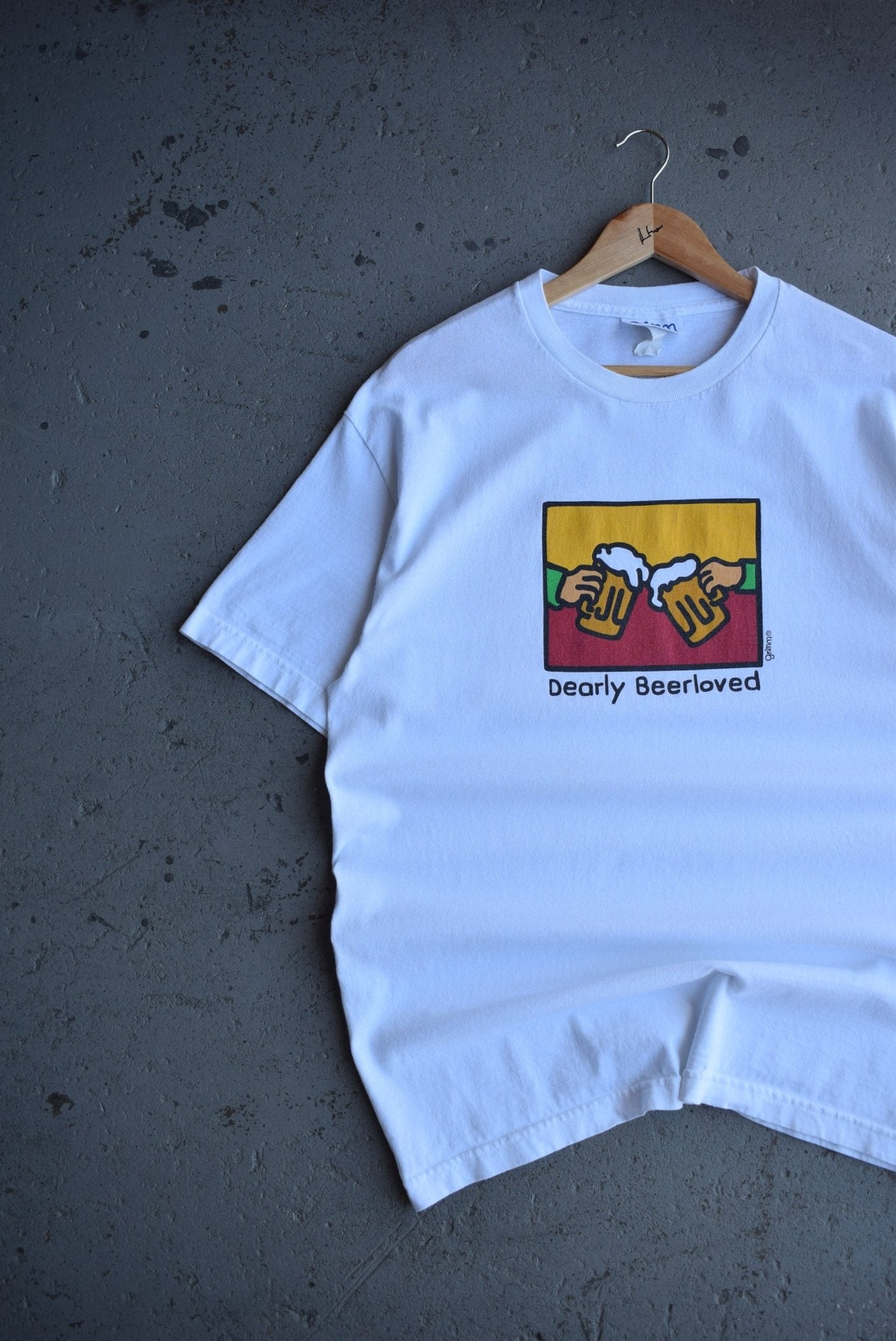 Vintage Dearly Beerloved Graphic Tee (L) - Retrospective Store