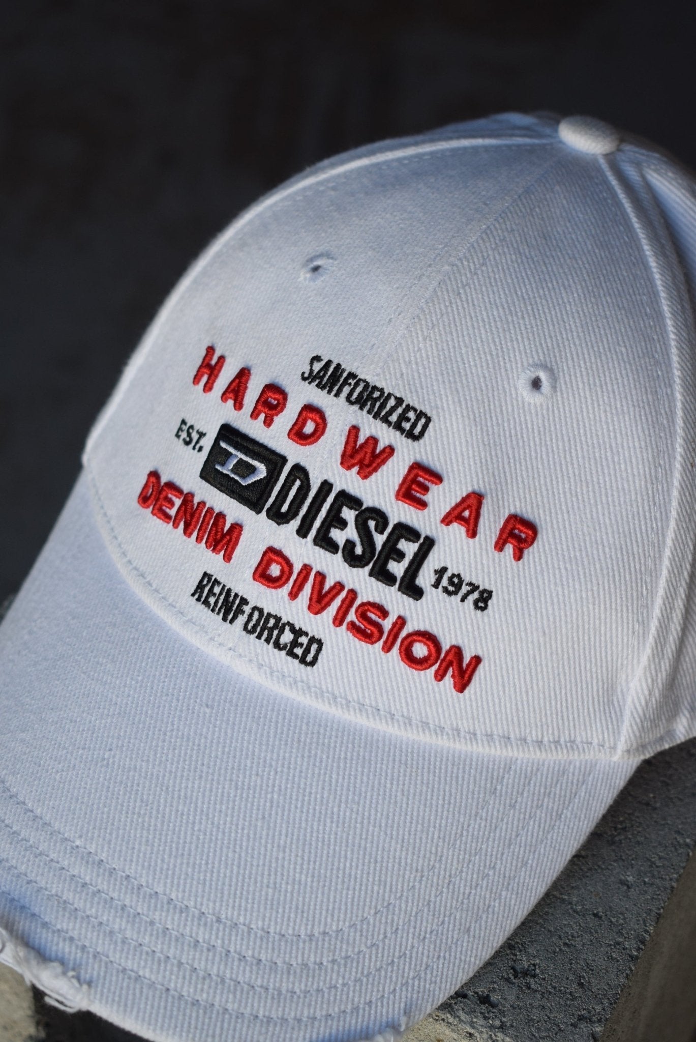 Vintage Diesel Denim Division Embroidered Hat - Retrospective Store