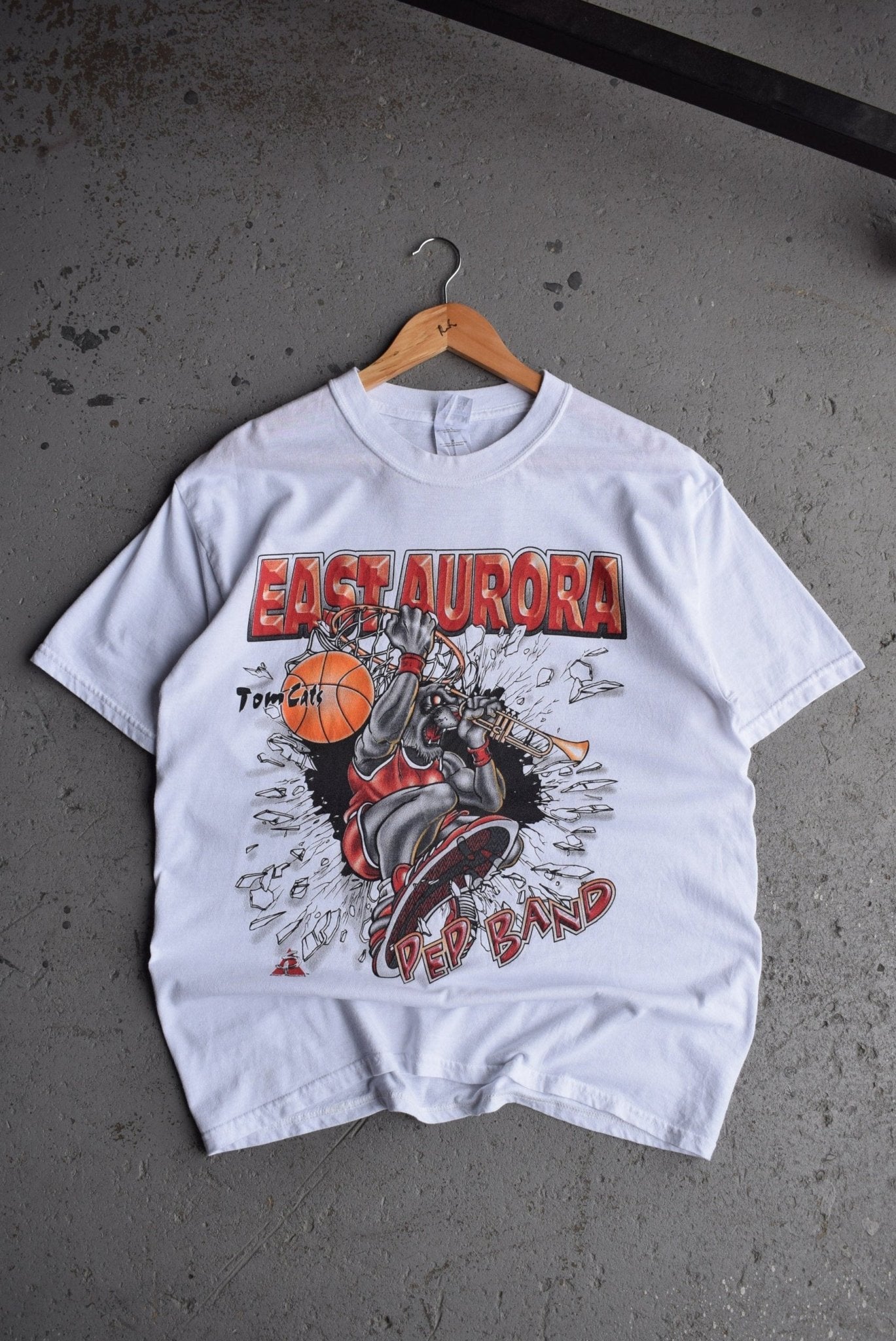 Vintage East Aurora Prep Band Tee (L) - Retrospective Store