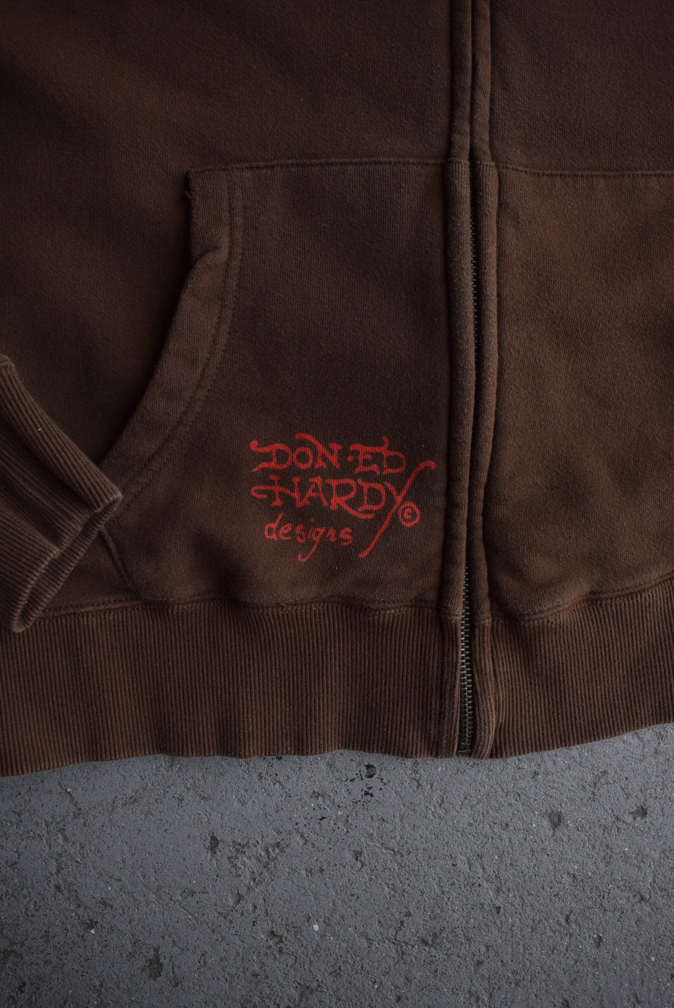 Vintage Ed Hardy California Full - Zip Hoodie (M/L) - Retrospective Store