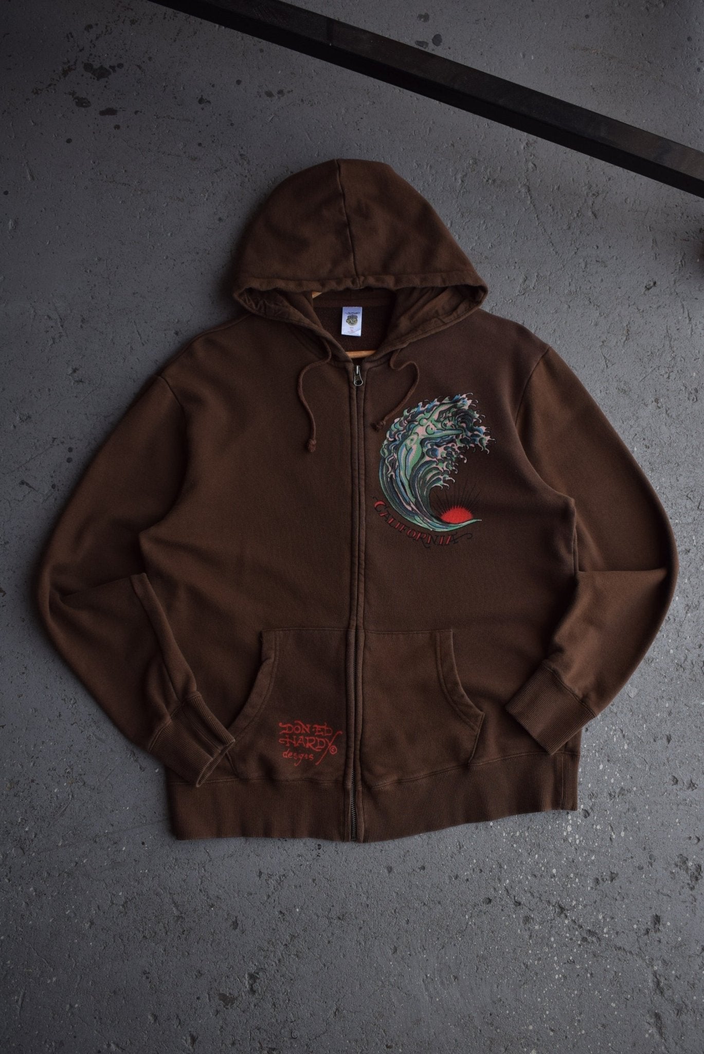 Vintage Ed Hardy California Full - Zip Hoodie (M/L) - Retrospective Store