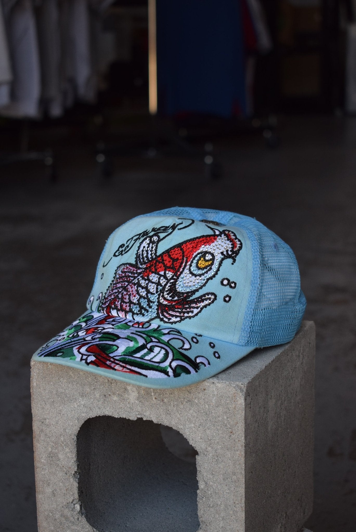 Vintage Ed Hardy Embroidered Hat - Retrospective Store
