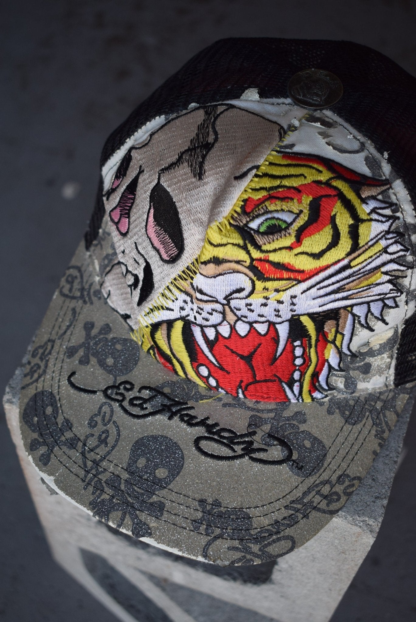 Vintage Ed Hardy Embroidered Hat - Retrospective Store