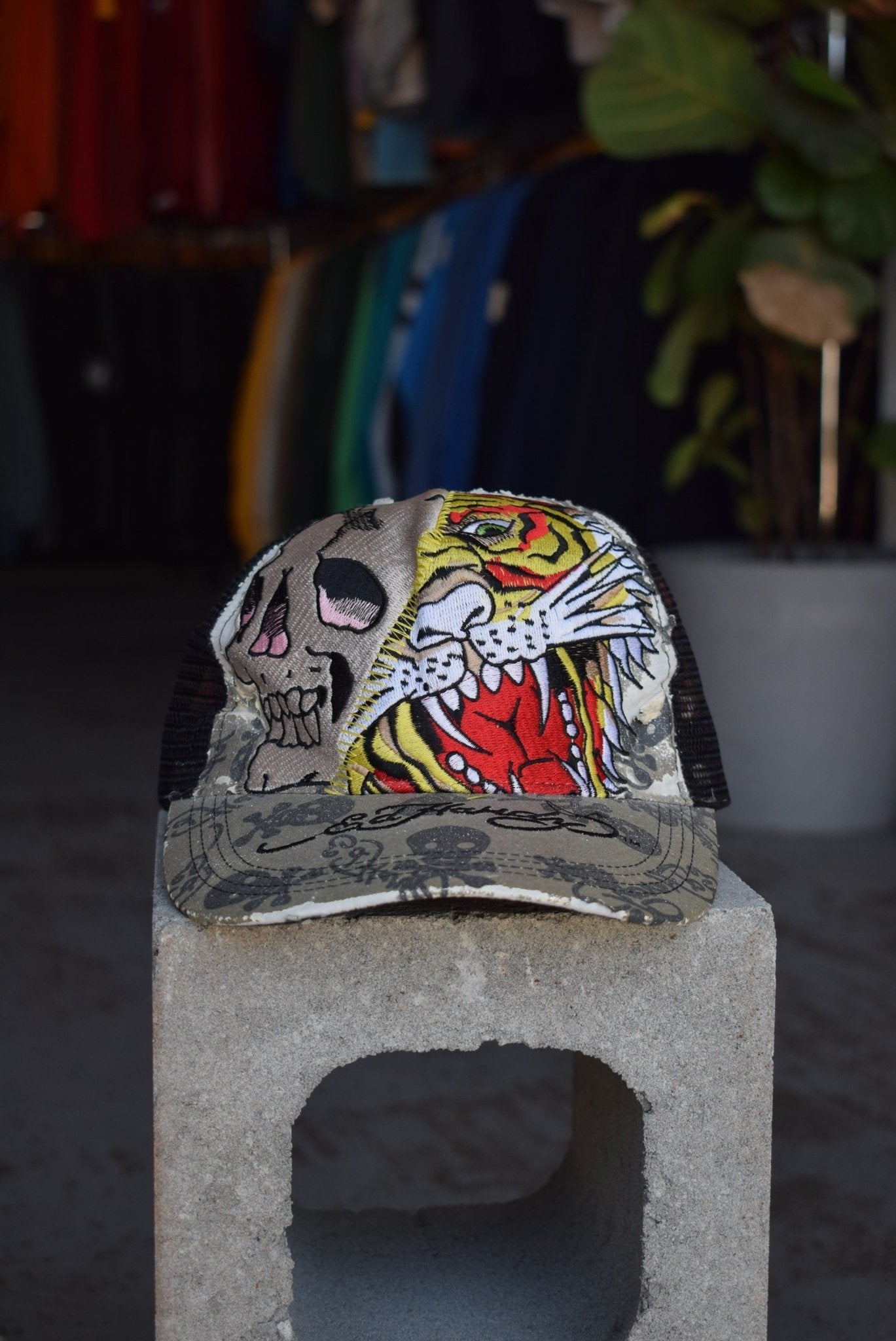 Vintage Ed Hardy Embroidered Hat - Retrospective Store