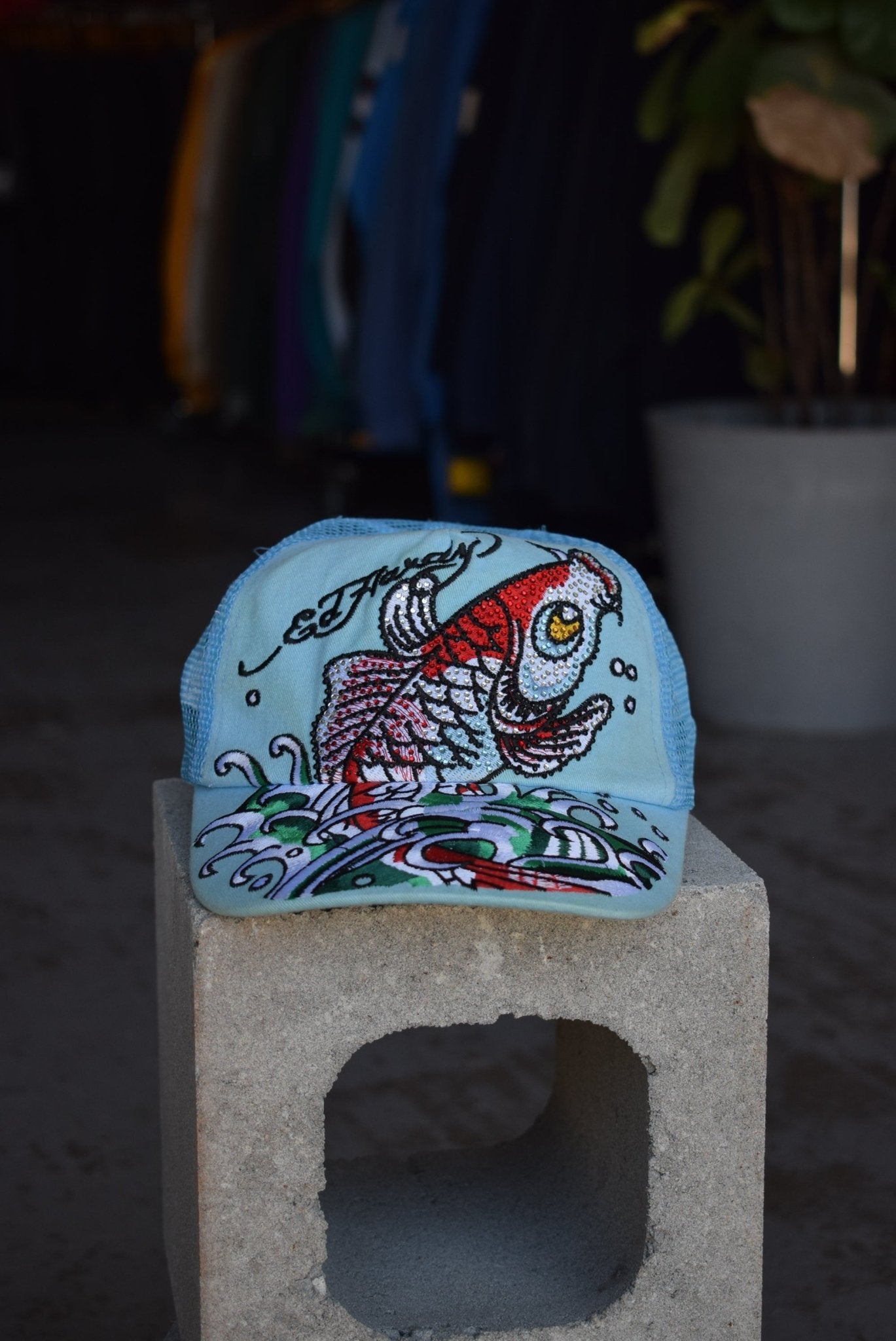 Vintage Ed Hardy Embroidered Hat - Retrospective Store